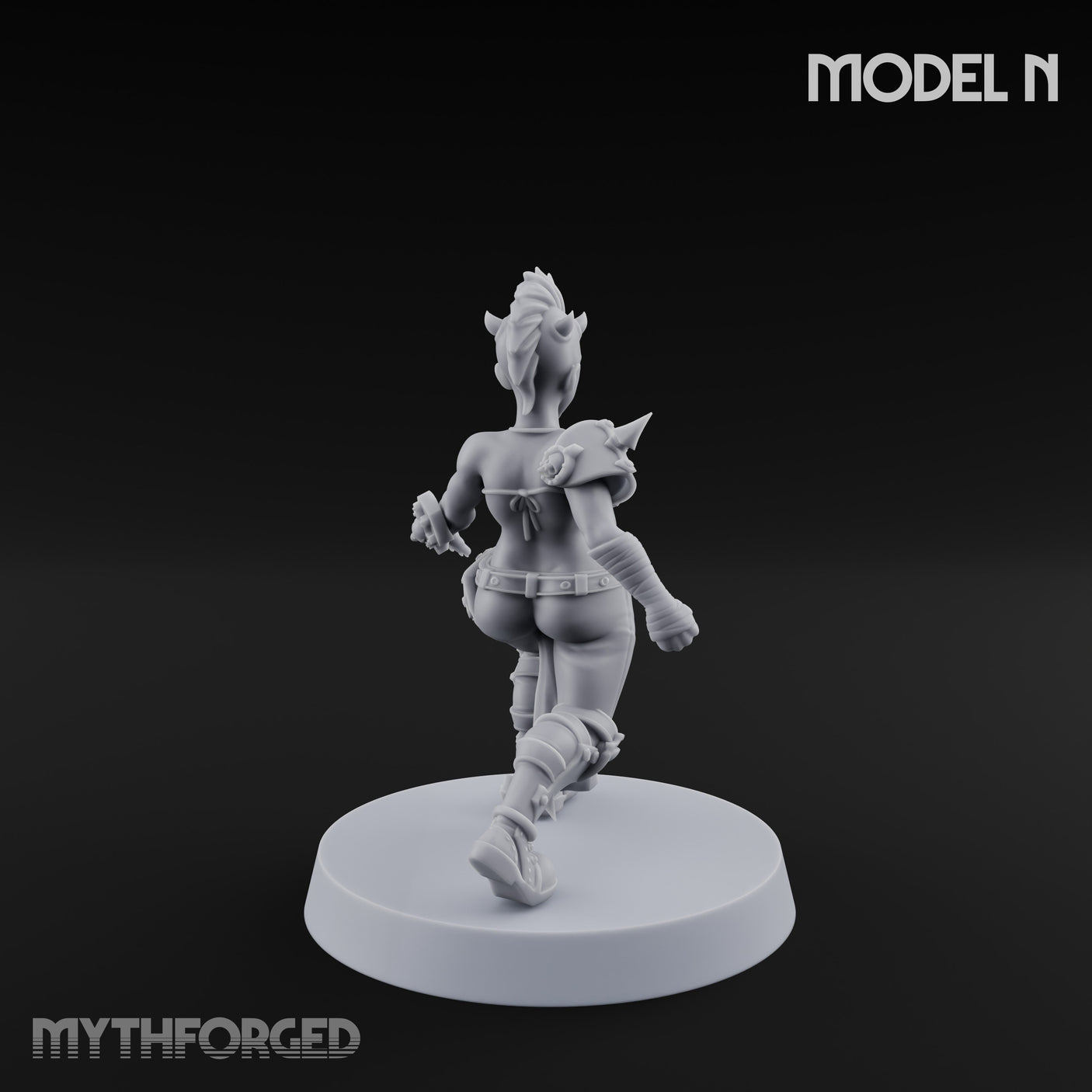 Hell Raising Demon Sorceress N Miniature for Dungeons and Dragons, Pathfinder or other TTRPGs