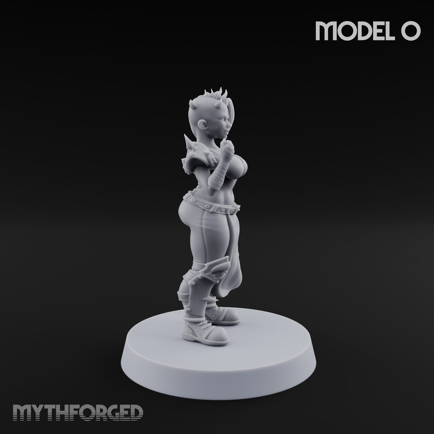 Hell Raising Demon Sorceress O Miniature for Dungeons and Dragons, Pathfinder or other TTRPGs