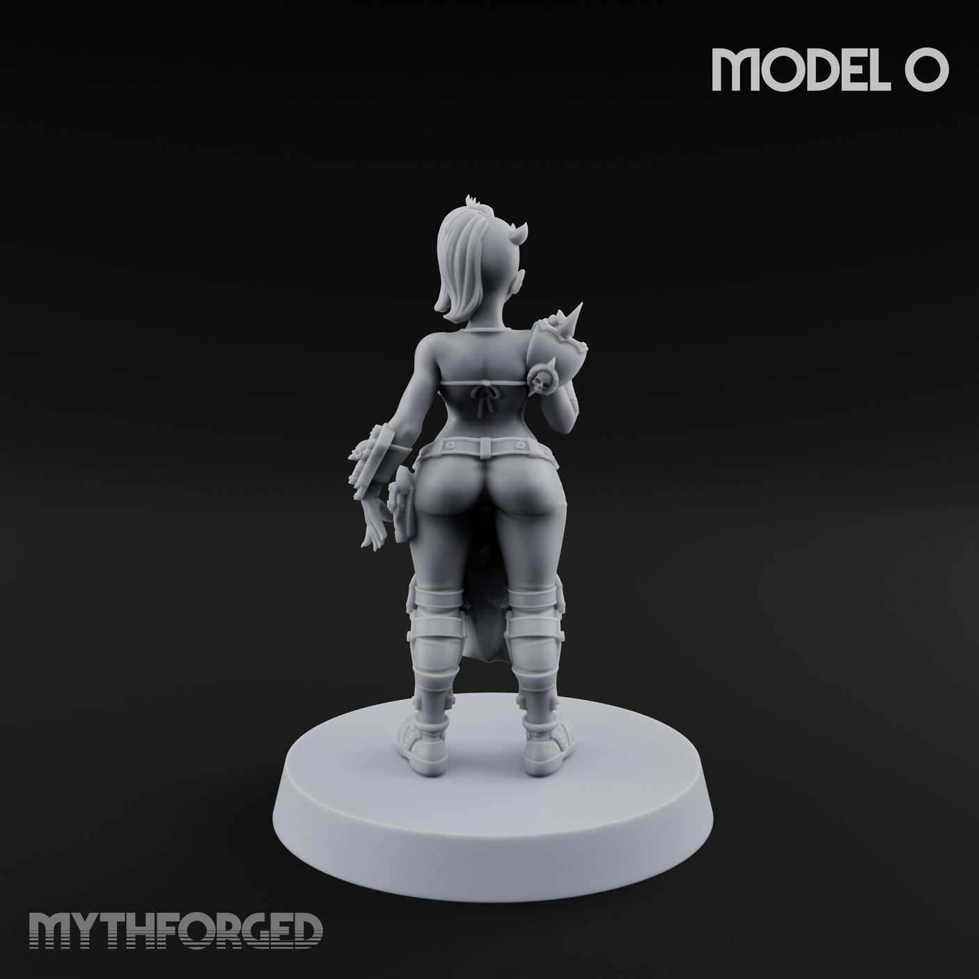 Hell Raising Demon Sorceress O Miniature for Dungeons and Dragons, Pathfinder or other TTRPGs