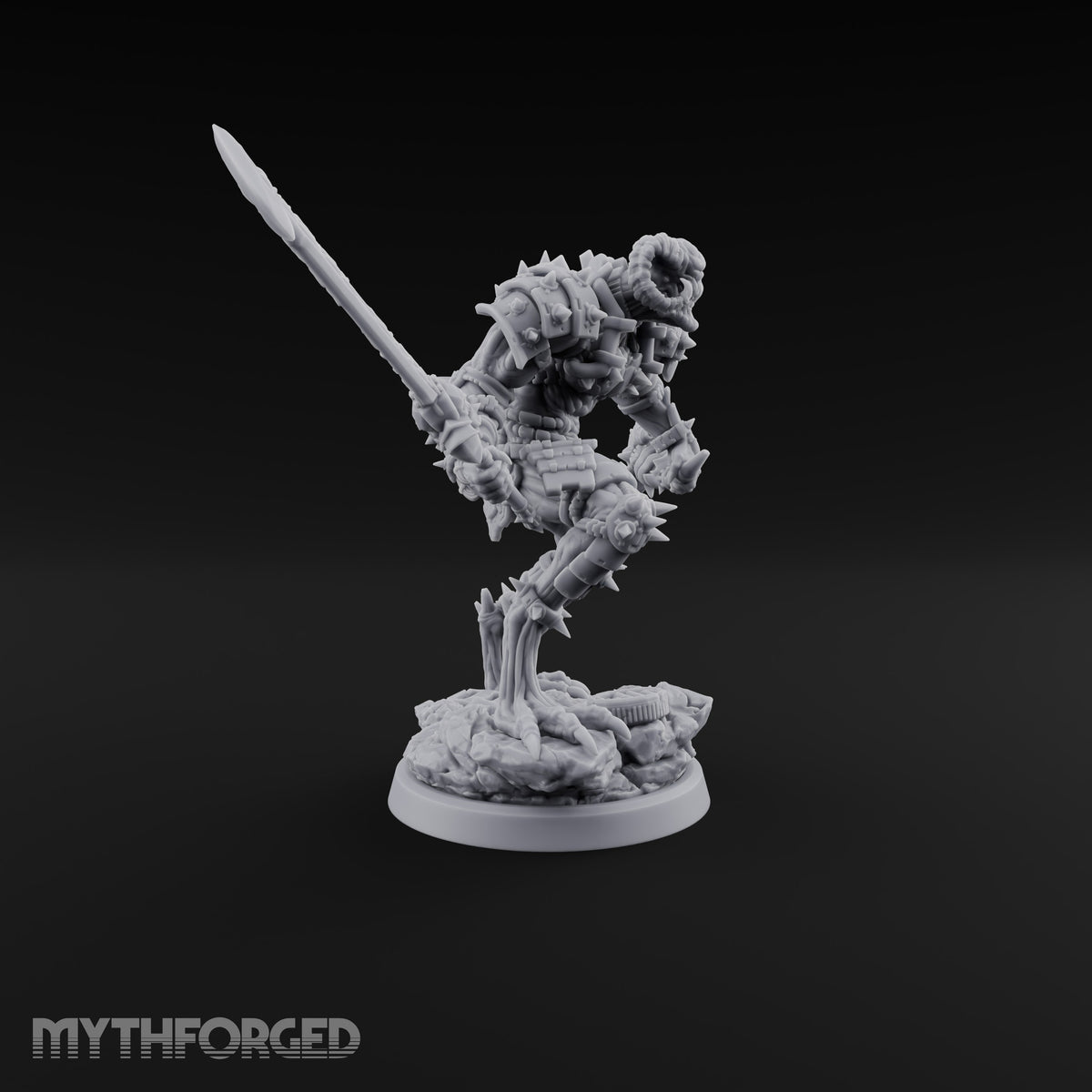 Spikes Fall In, Ranks Form Up Barbed Devil Warrior A
