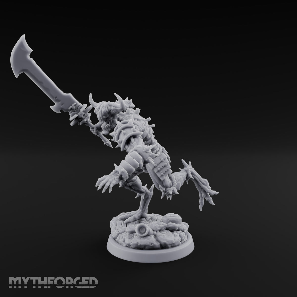 Spikes Fall In, Ranks Form Up Barbed Devil Warrior D