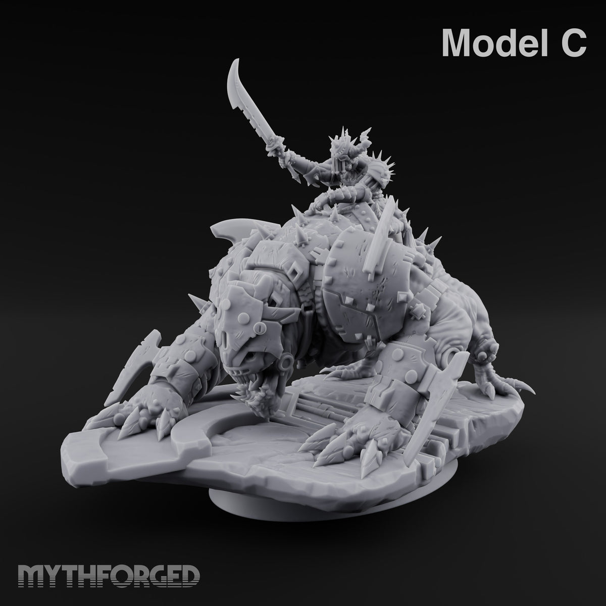 Small Rider, Large Mistake Goblin Riders on Hell Hounds — C