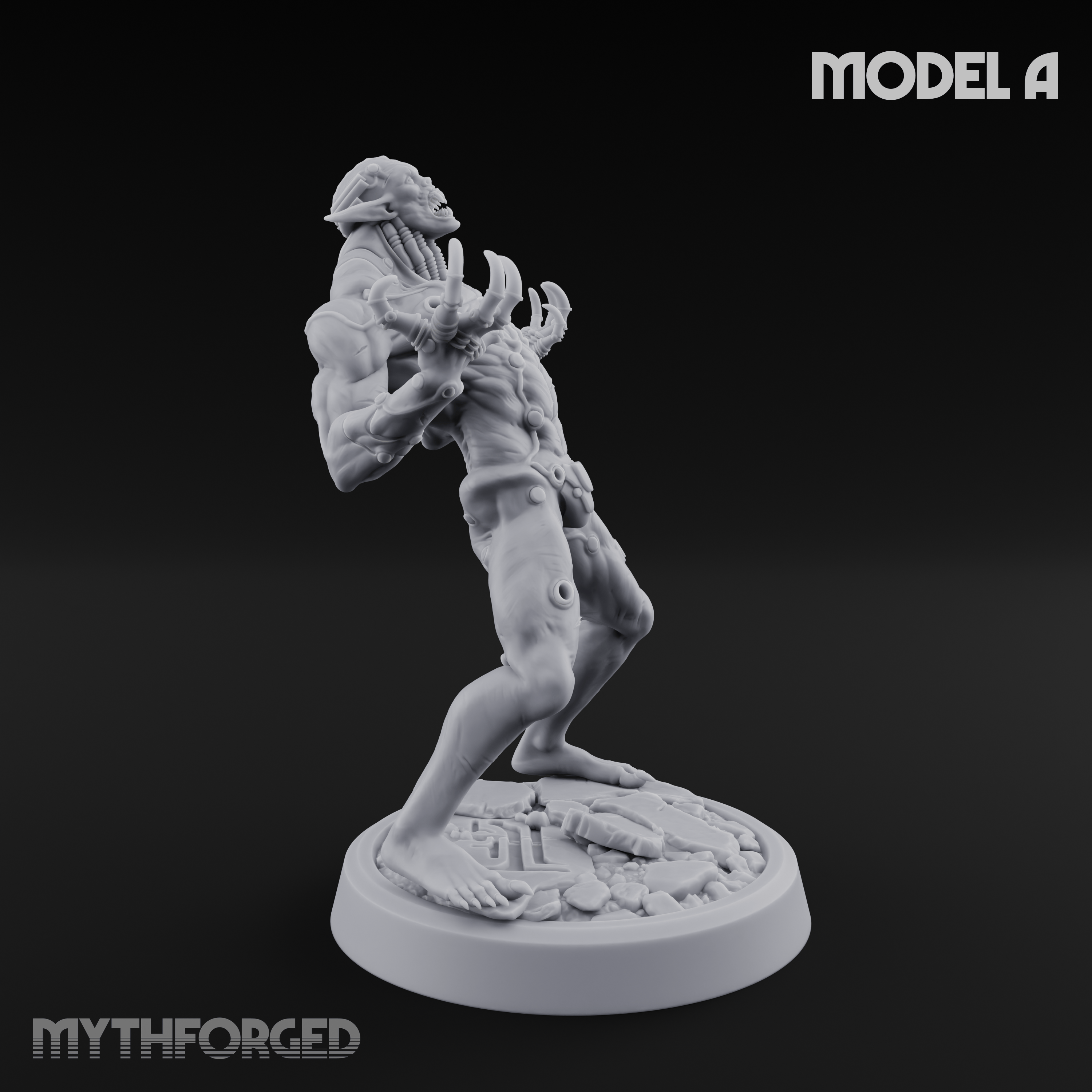 Claws Splayed Roaring Corpse Fleet Brutes A