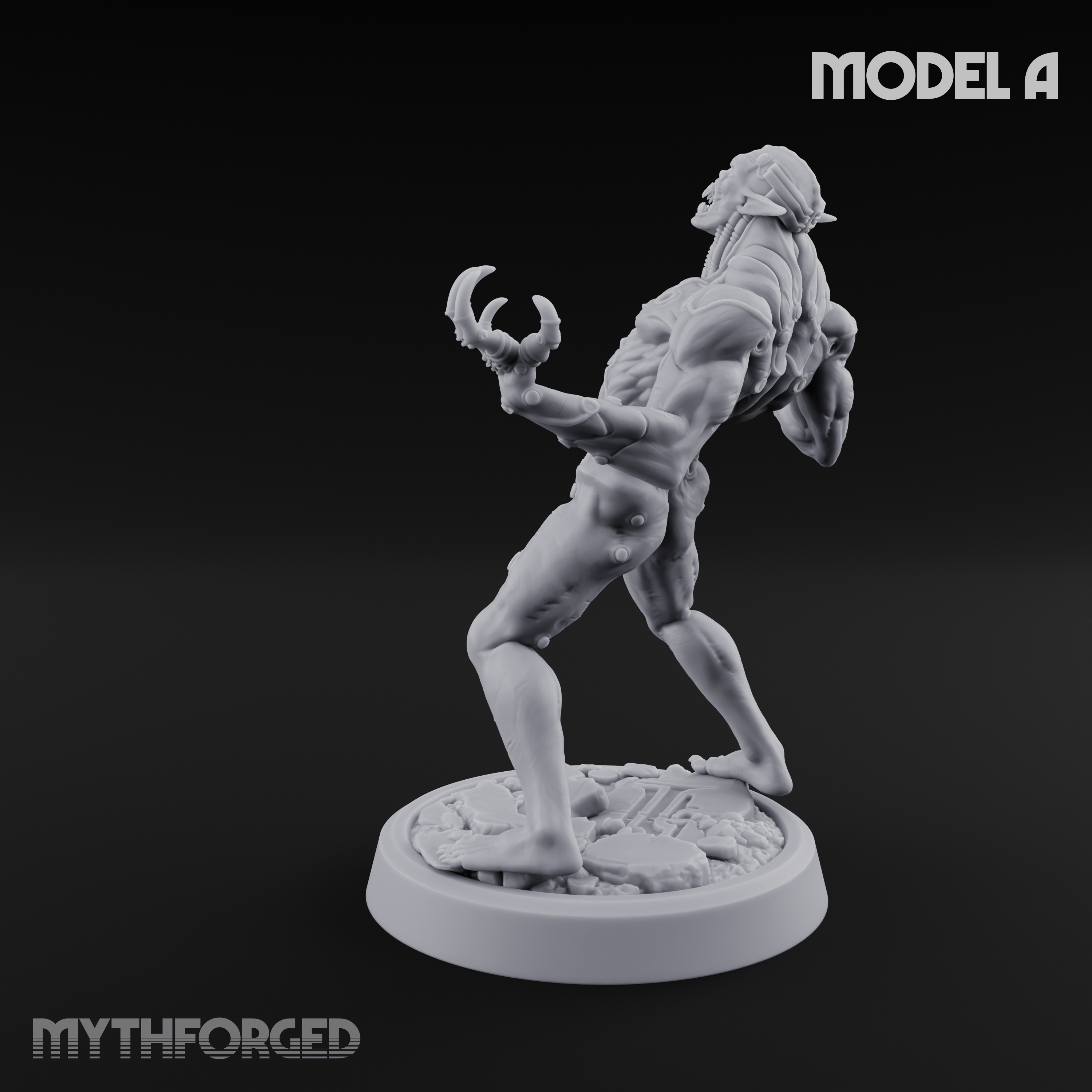 Claws Splayed Roaring Corpse Fleet Brutes A