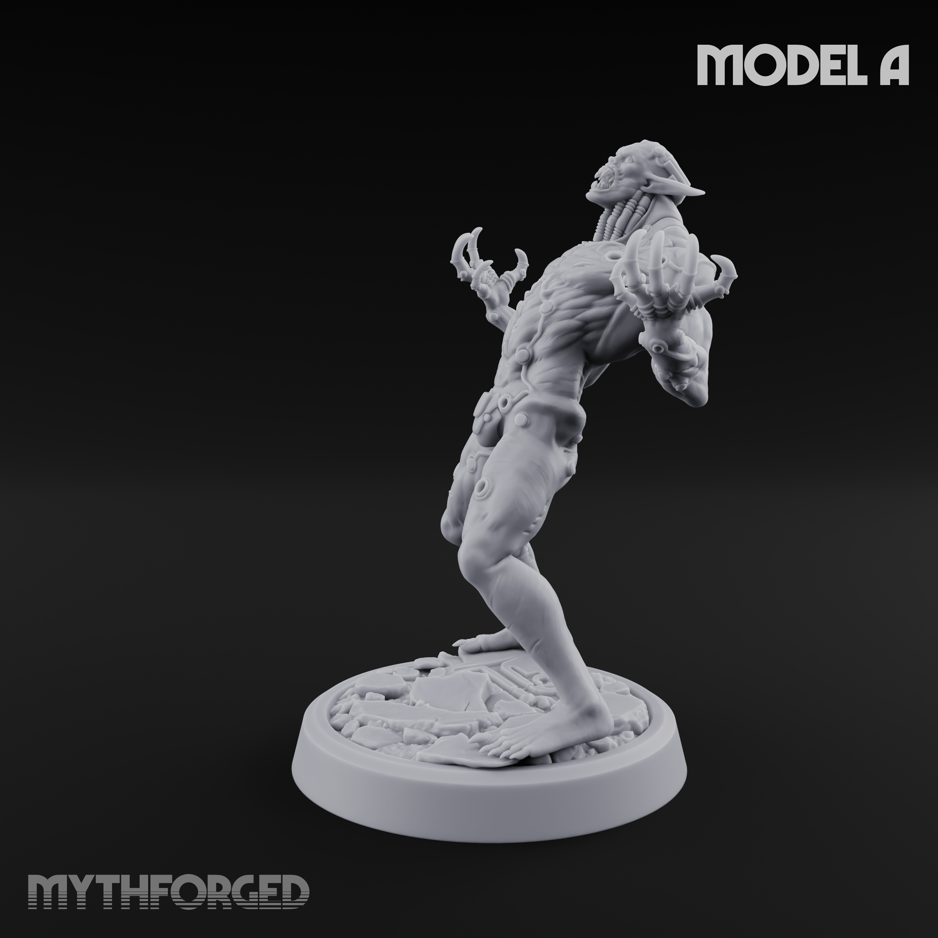 Claws Splayed Roaring Corpse Fleet Brutes A