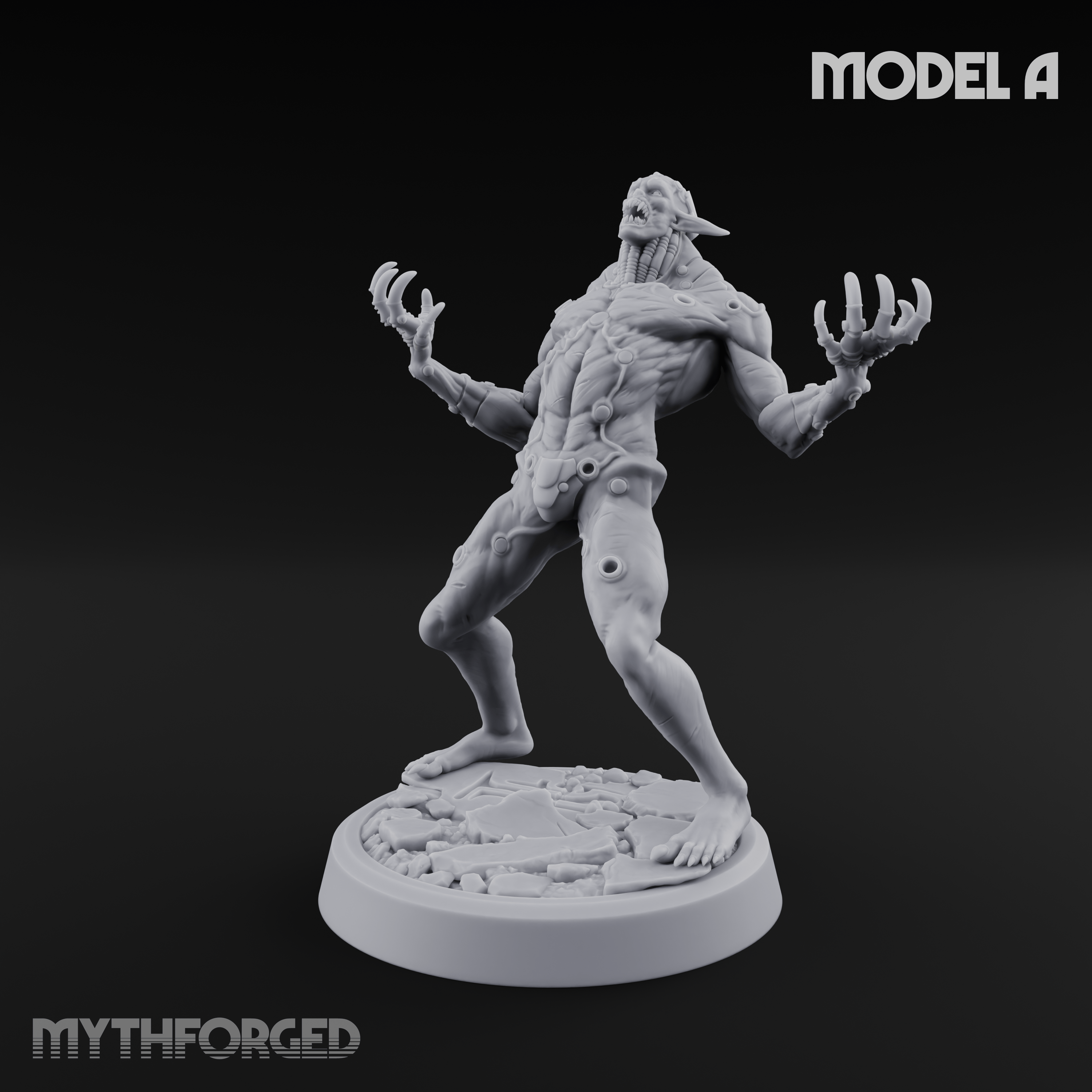 Claws Splayed Roaring Corpse Fleet Brutes A