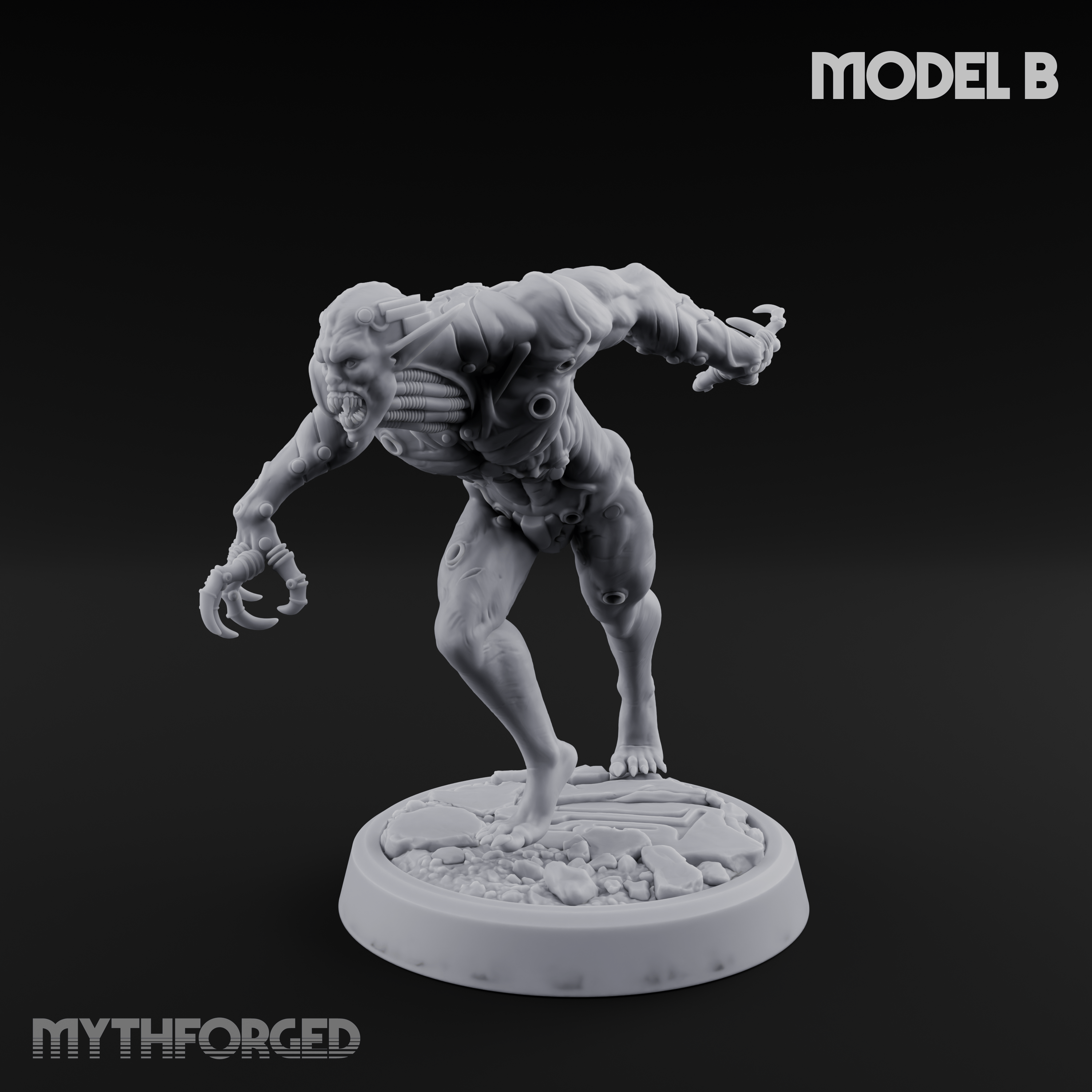 Claws Splayed Roaring Corpse Fleet Brutes B