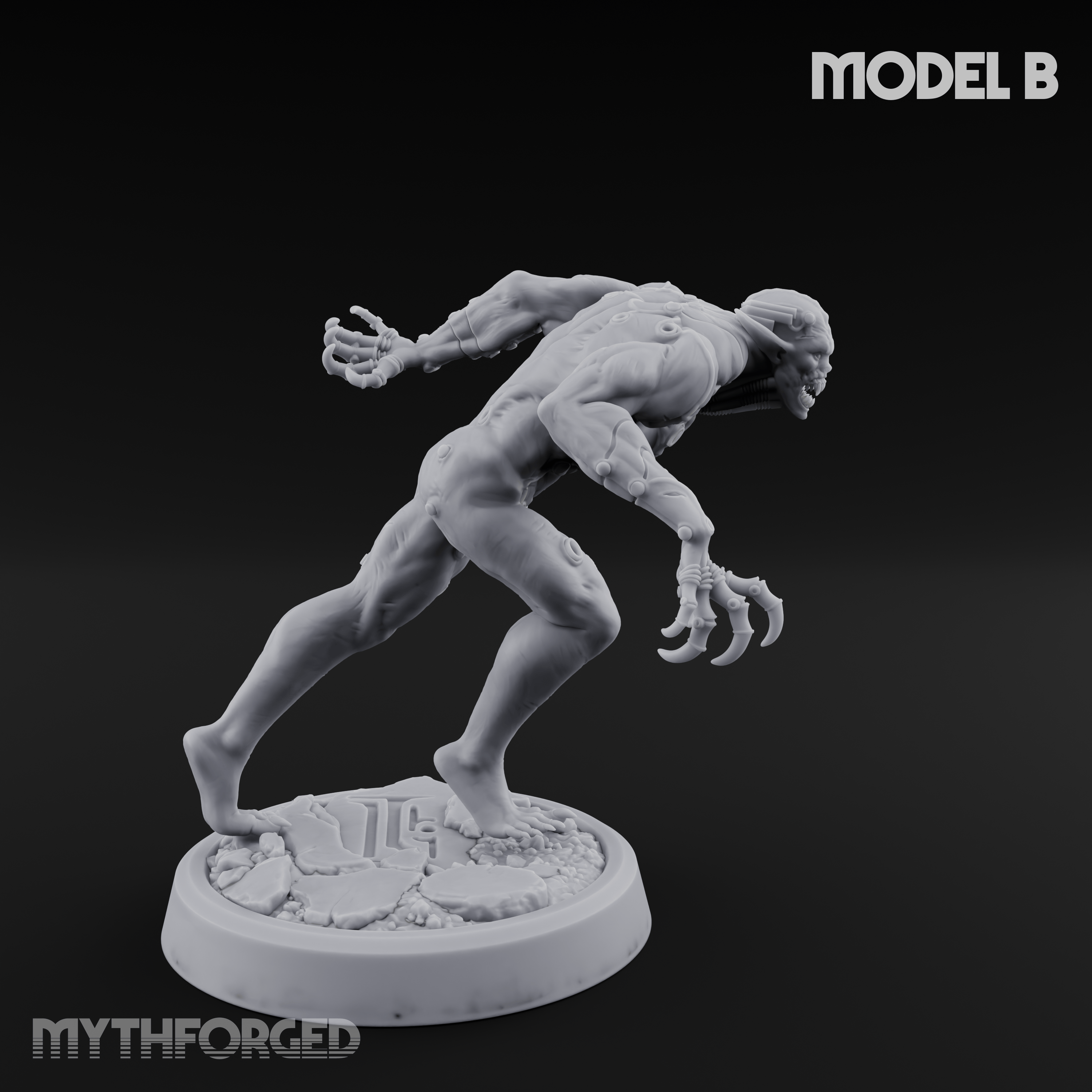 Claws Splayed Roaring Corpse Fleet Brutes B