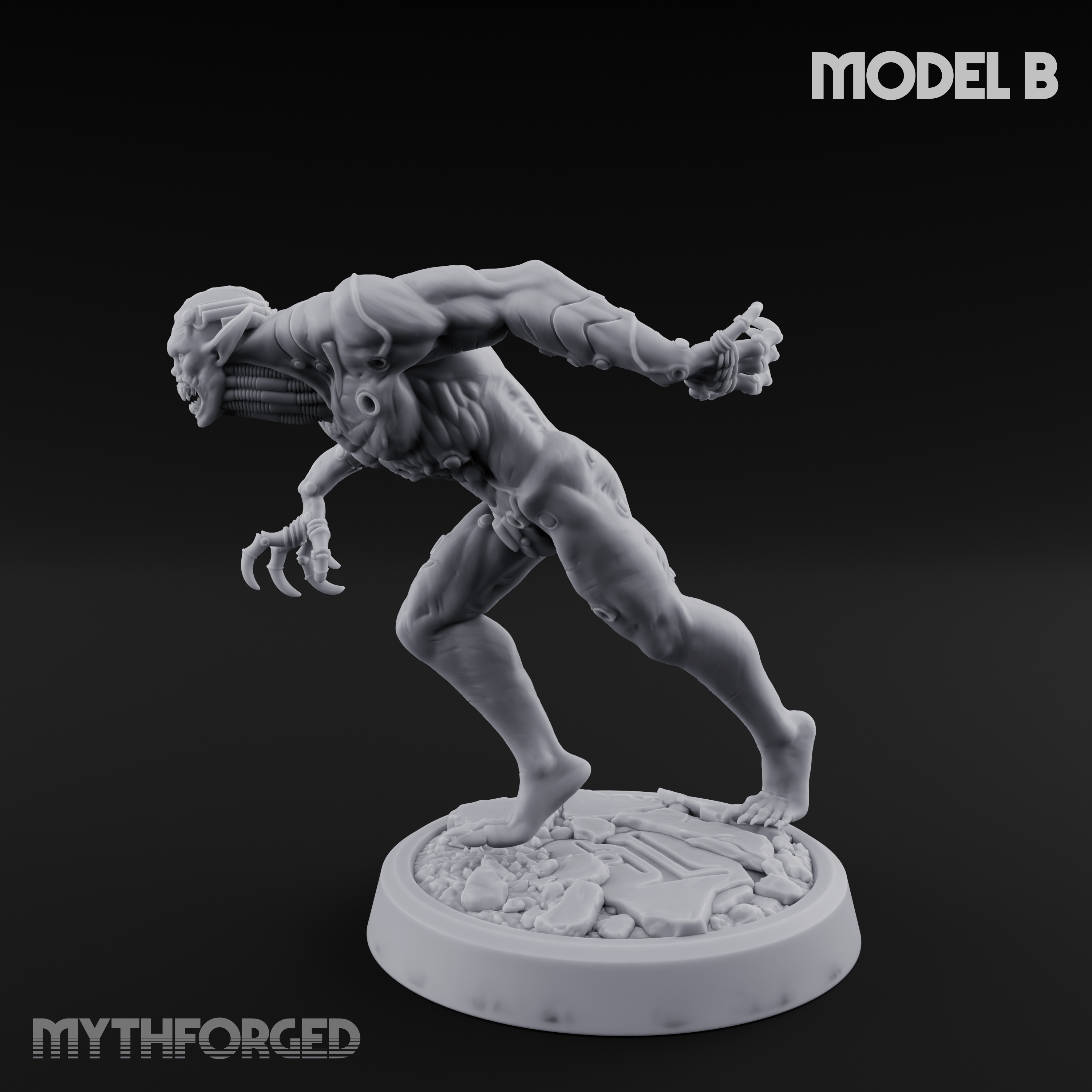 Claws Splayed Roaring Corpse Fleet Brutes B