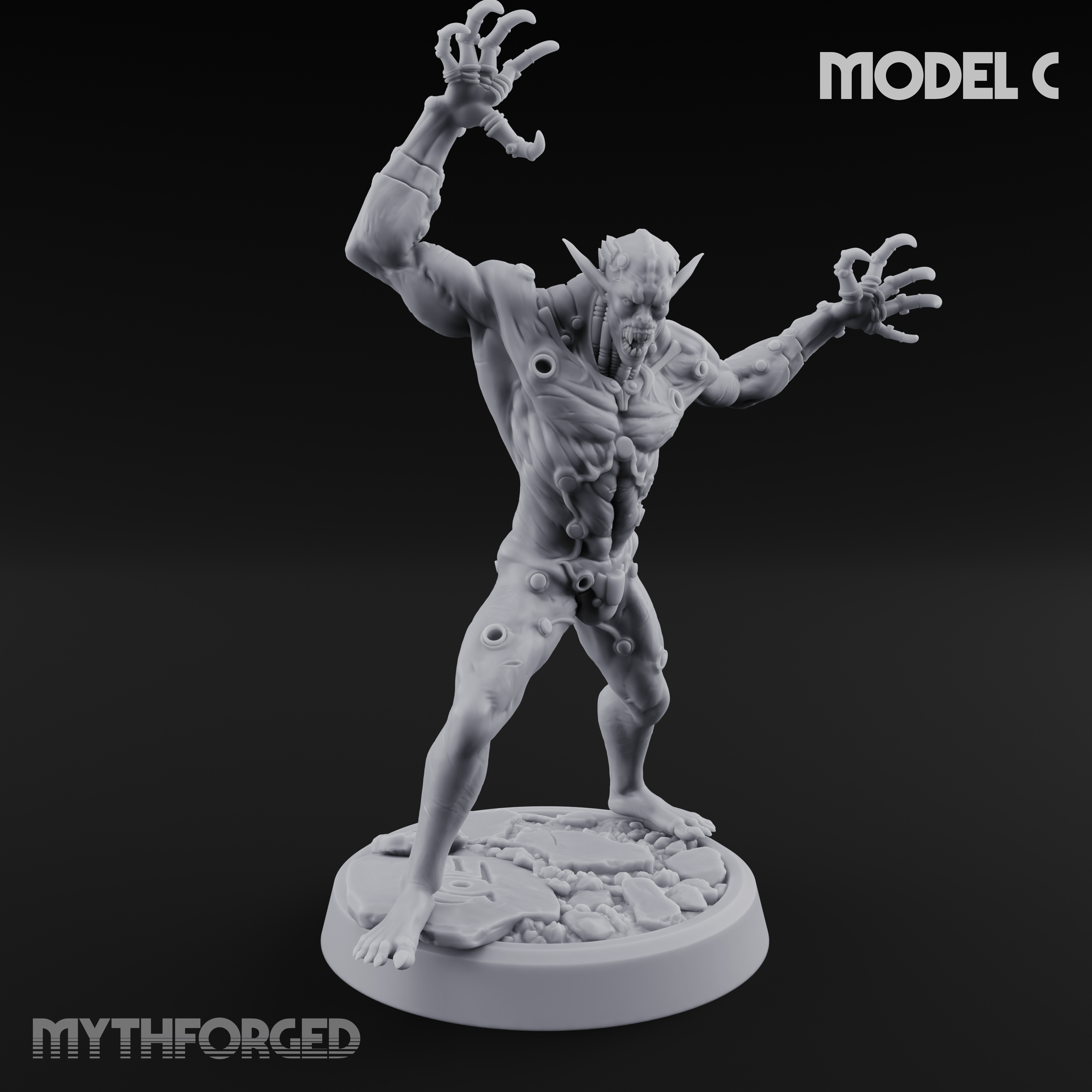 Claws Splayed Roaring Corpse Fleet Brutes