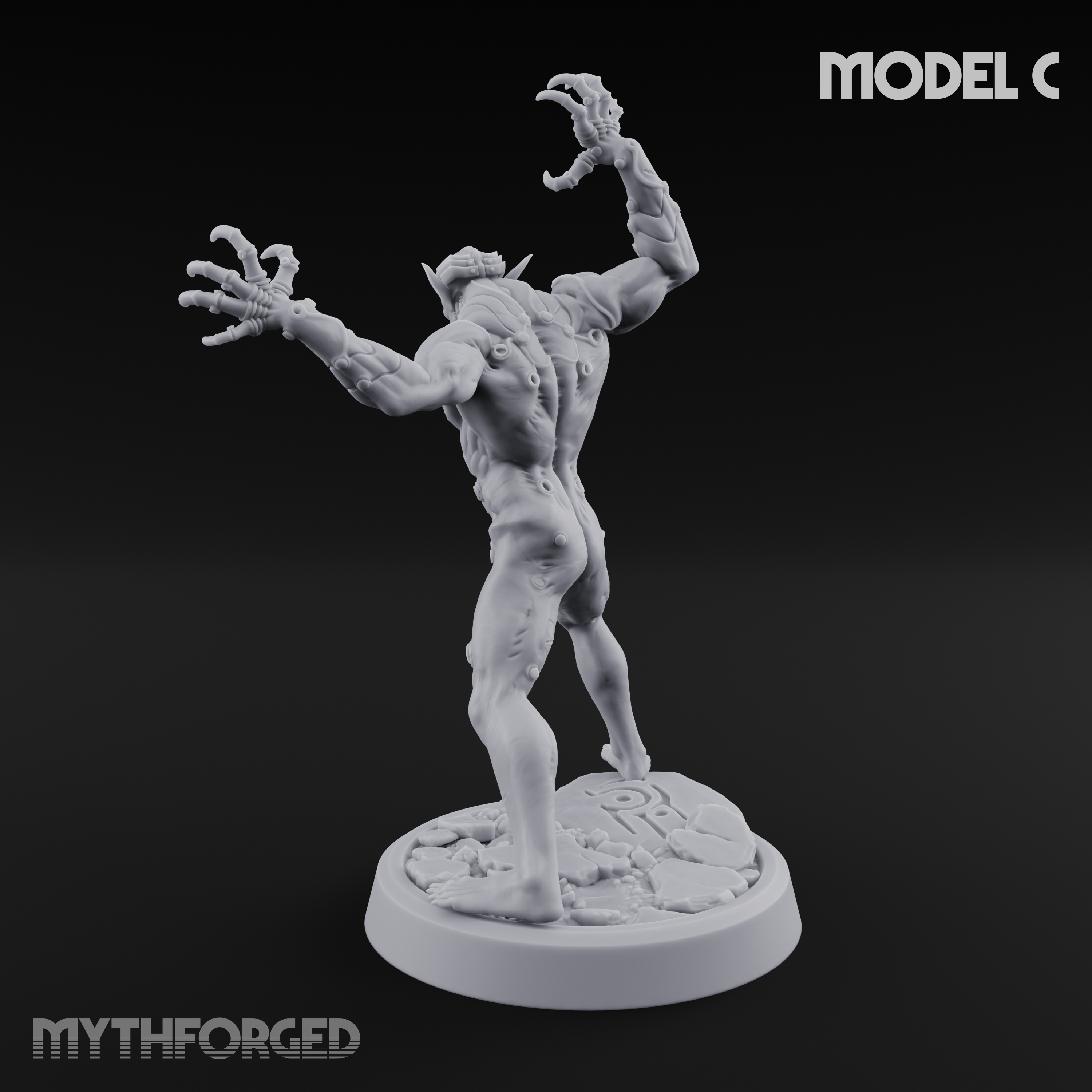 Claws Splayed Roaring Corpse Fleet Brutes C