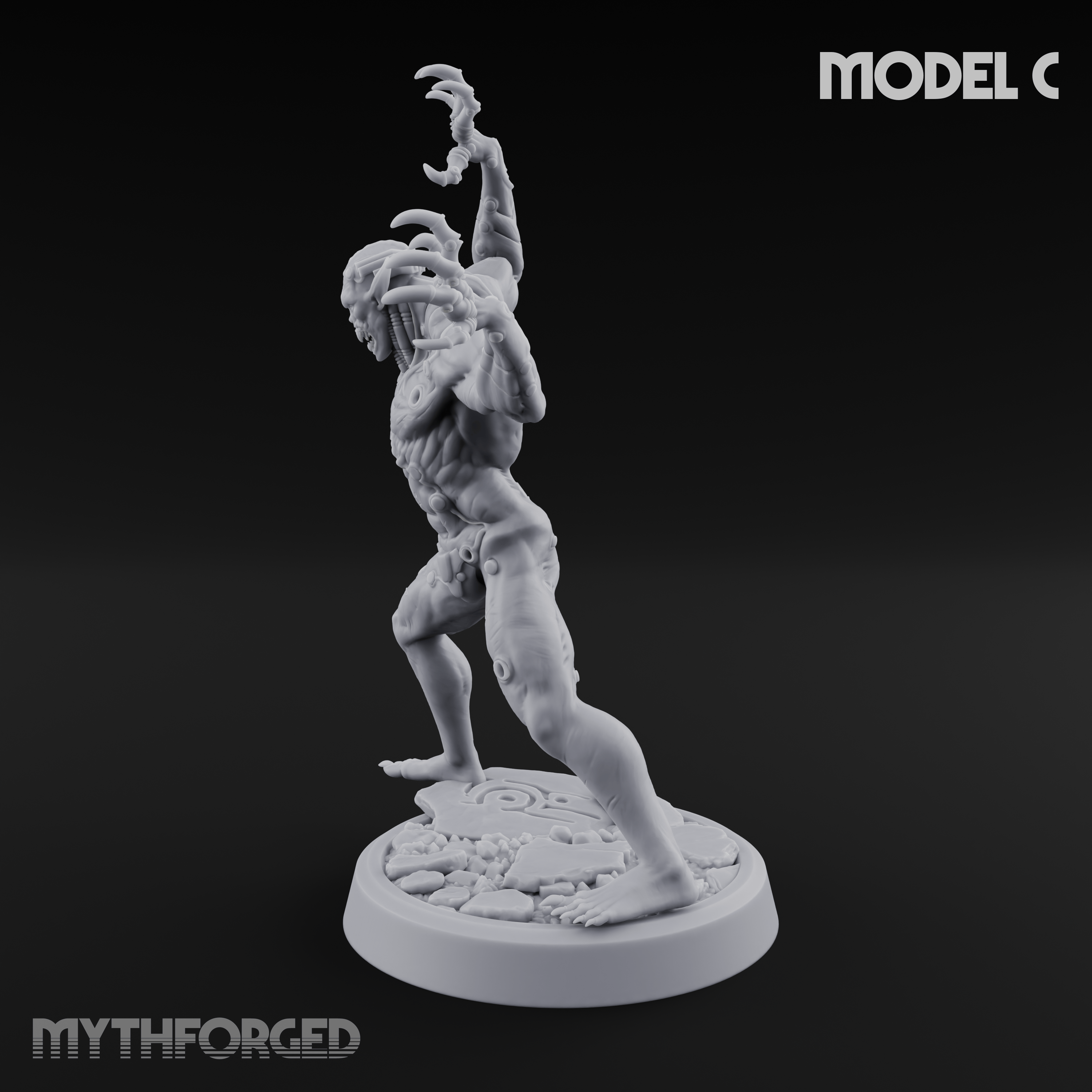 Claws Splayed Roaring Corpse Fleet Brutes C