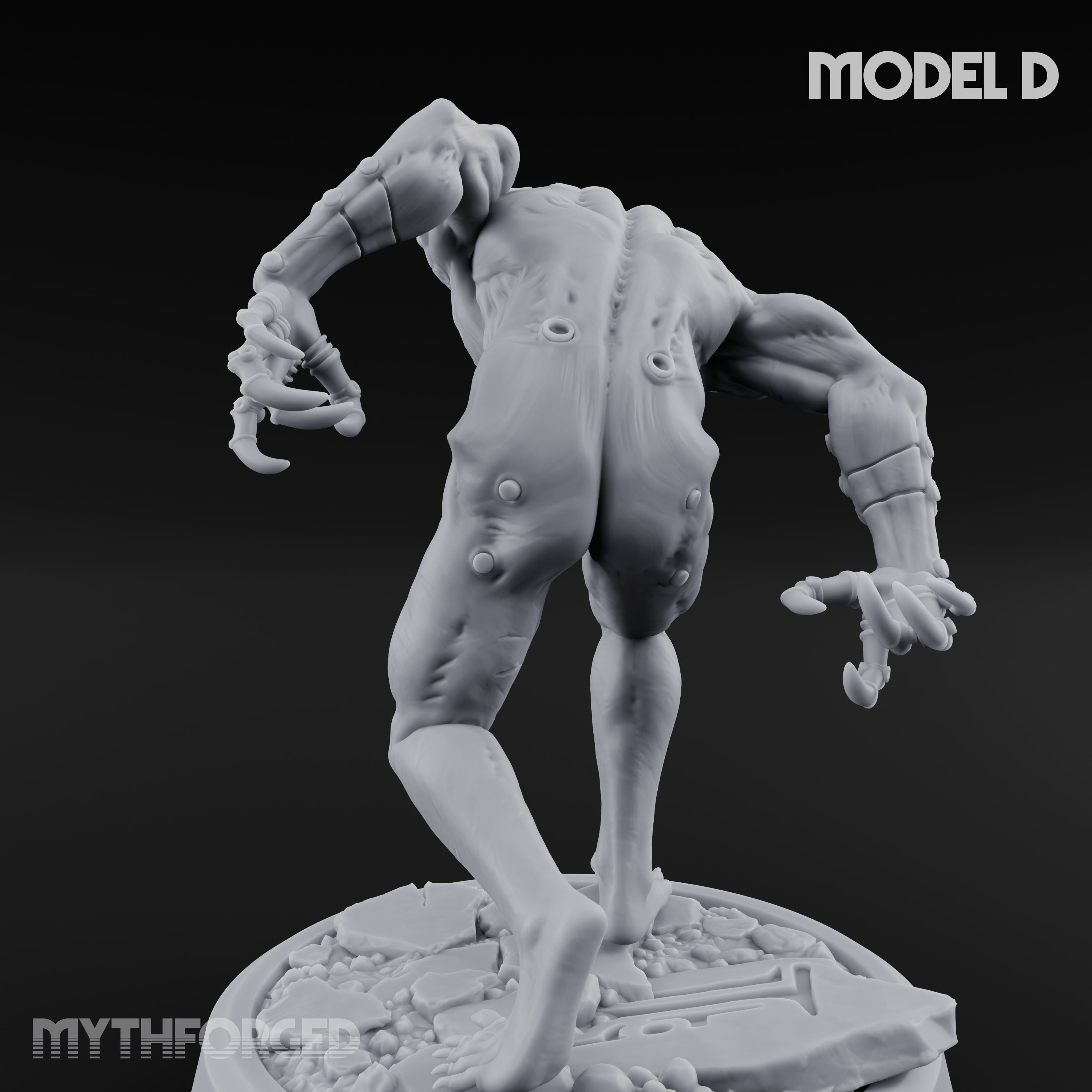 Claws Splayed Roaring Corpse Fleet Brutes D