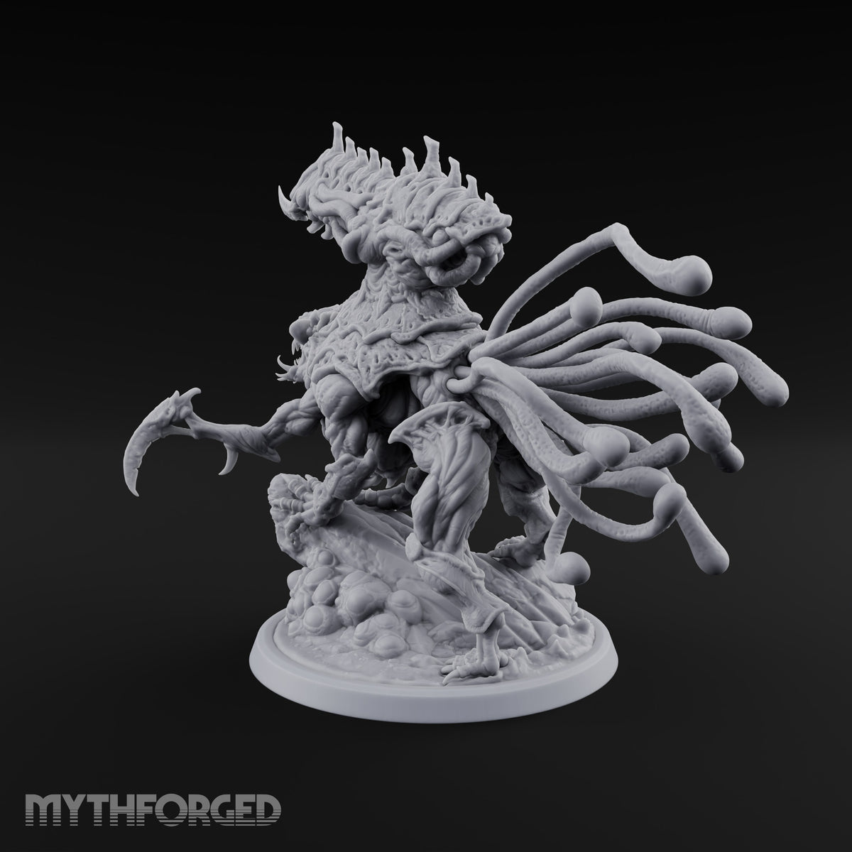 Crest Lowered, Claws Raised Tarrasque Monster A