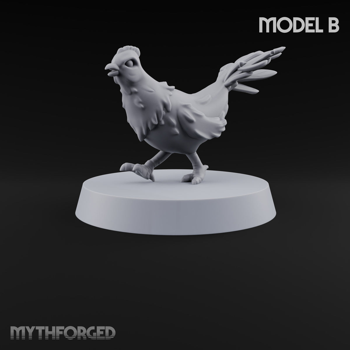 Pecking Order Barnyard Chickens — B · A + B