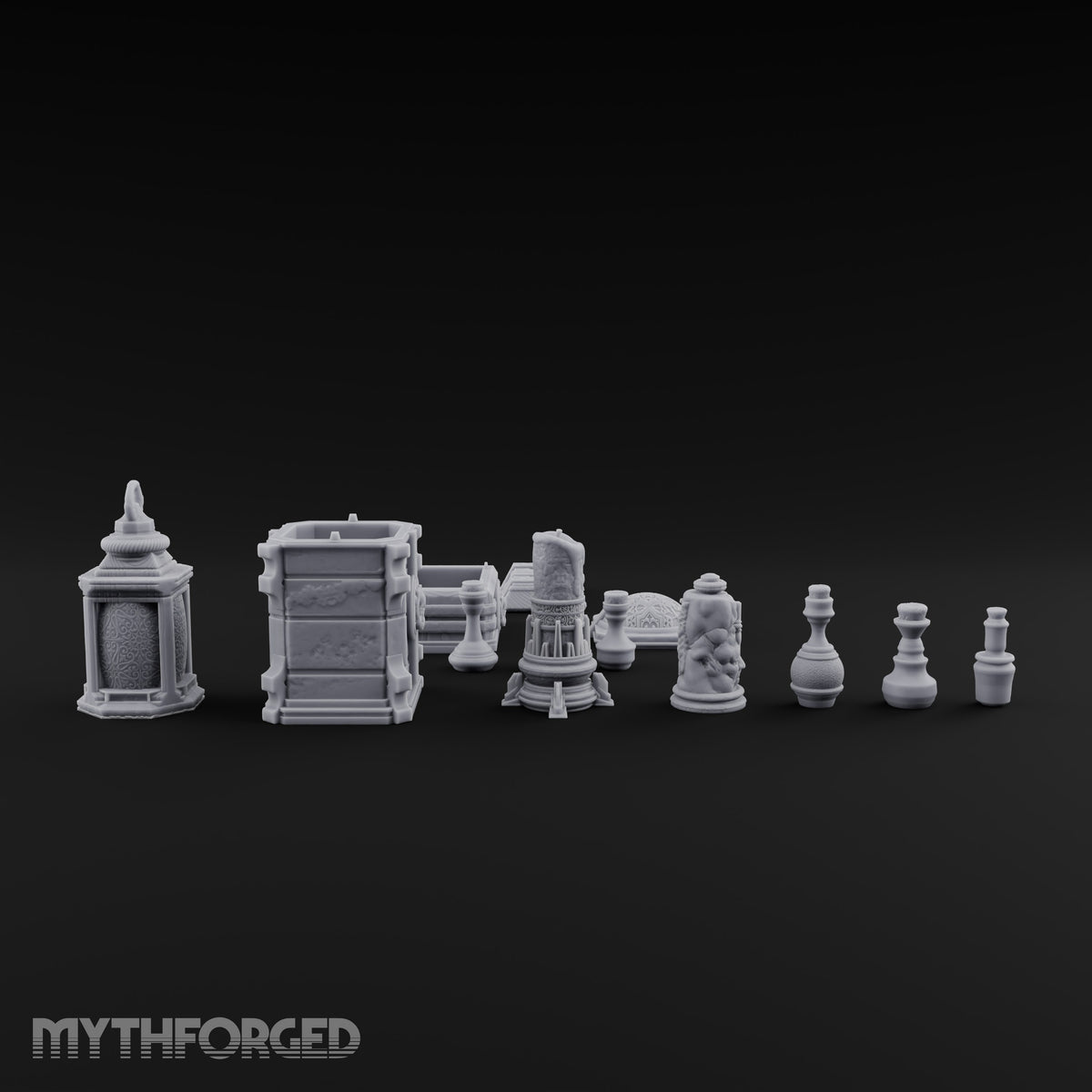 Apothecary Shelf Cleared Out Gothic Potion and Crate Props