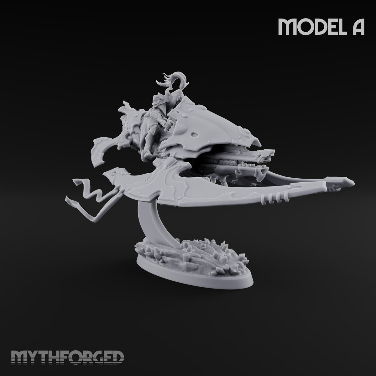 Skimming Above Their Station Elf Hover Knight A