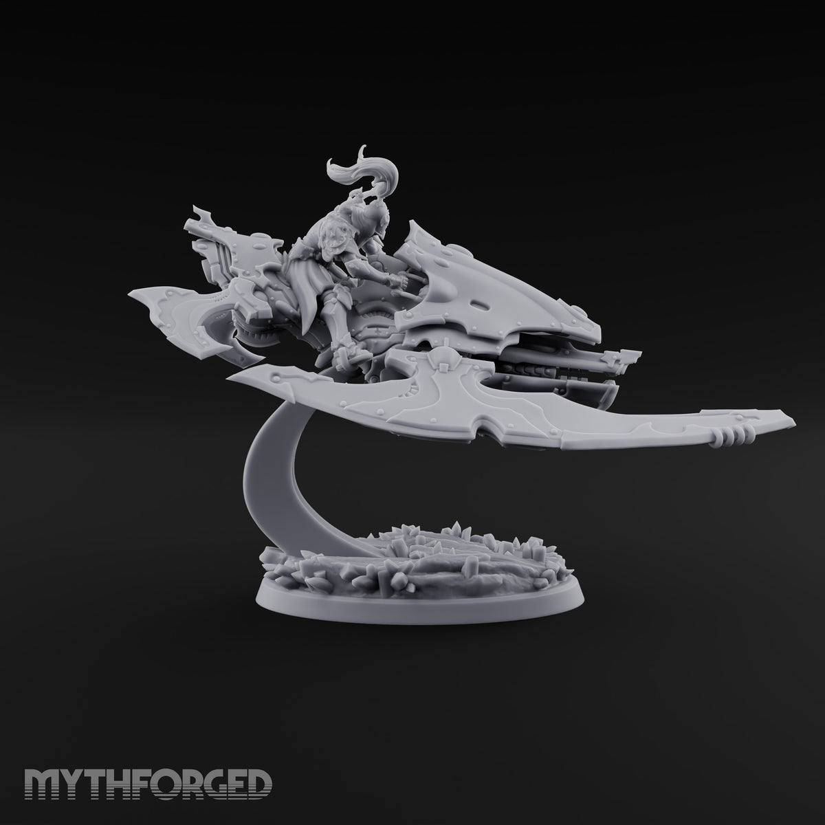 Skimming Above Their Station Elf Hover Knights — B