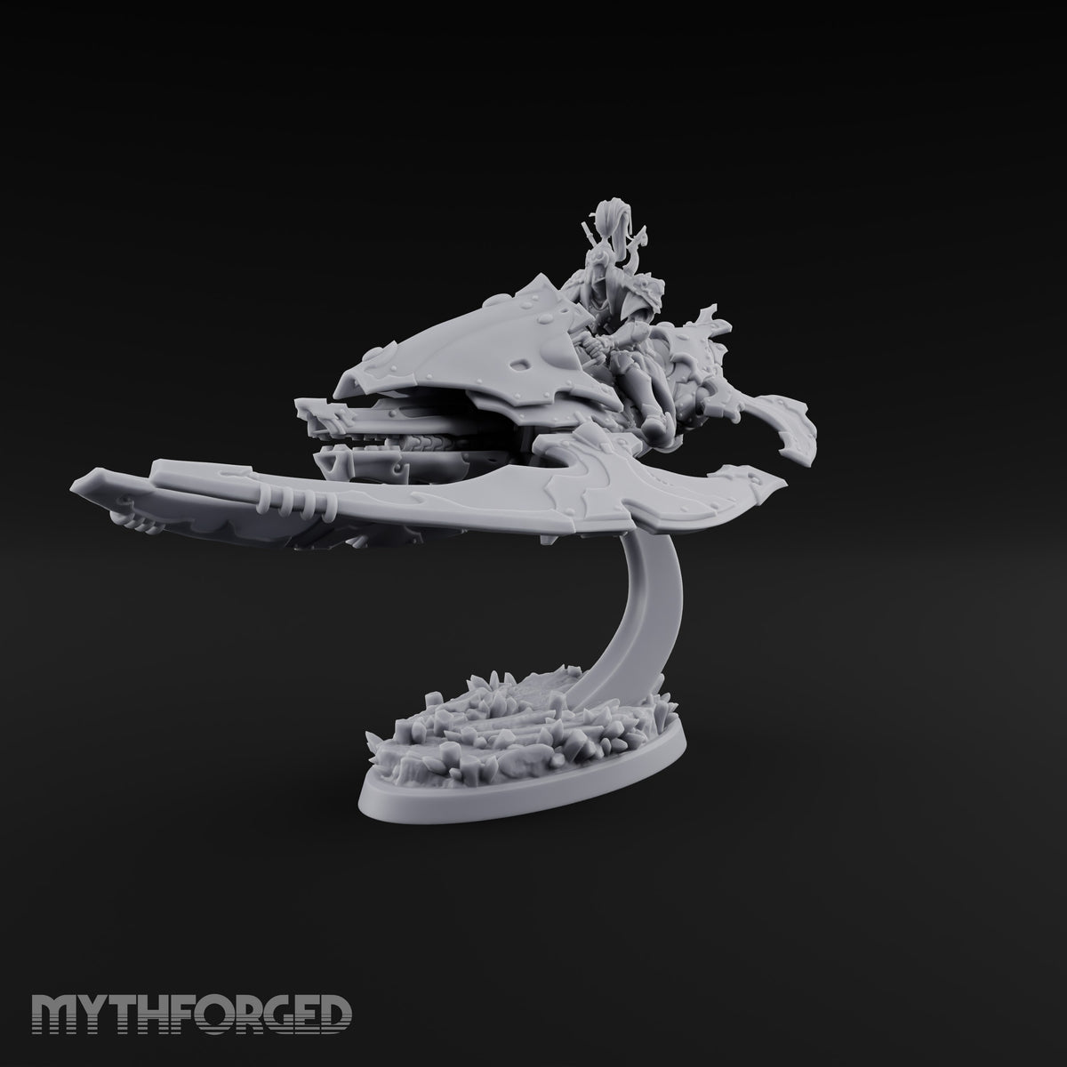 Skimming Above Their Station Elf Hover Knight C