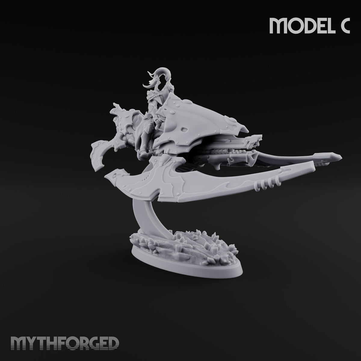 Skimming Above Their Station Elf Hover Knight C