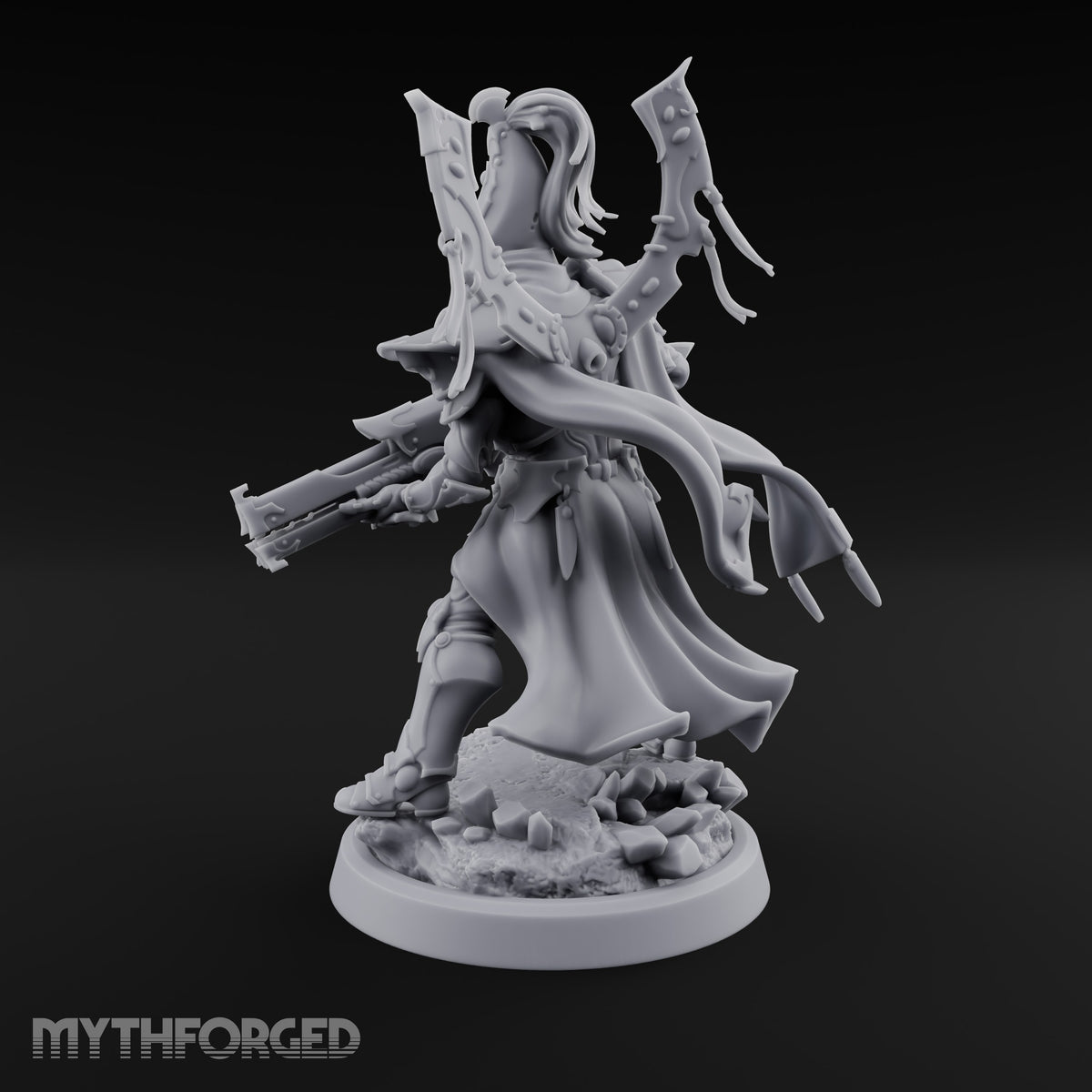 Nobility Rides Out Armed Eladrin Lancer B