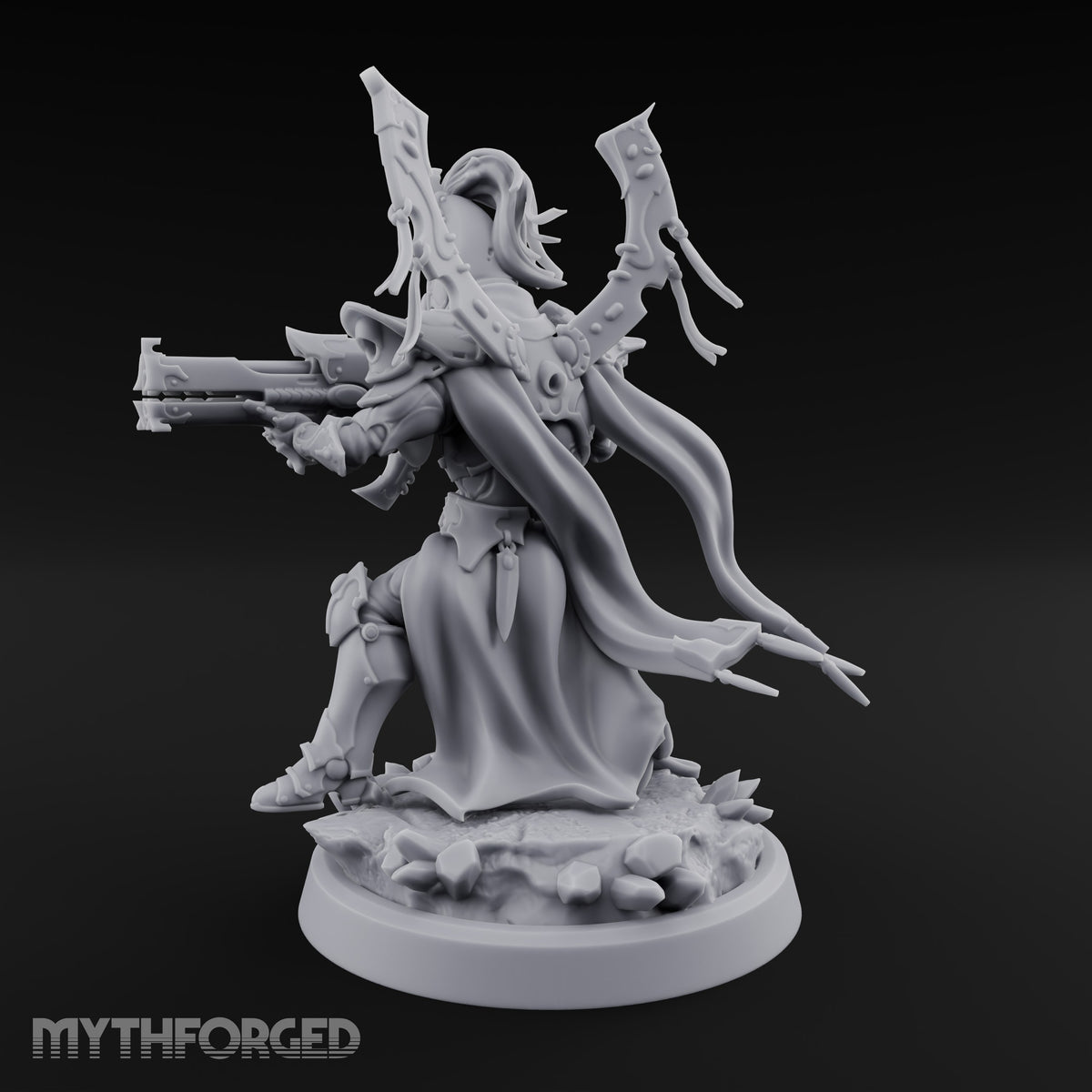Nobility Rides Out Armed Eladrin Lancer D