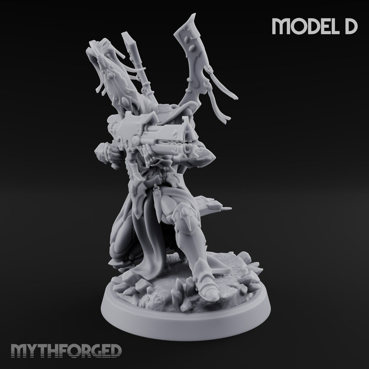 Nobility Rides Out Armed Eladrin Lancer D