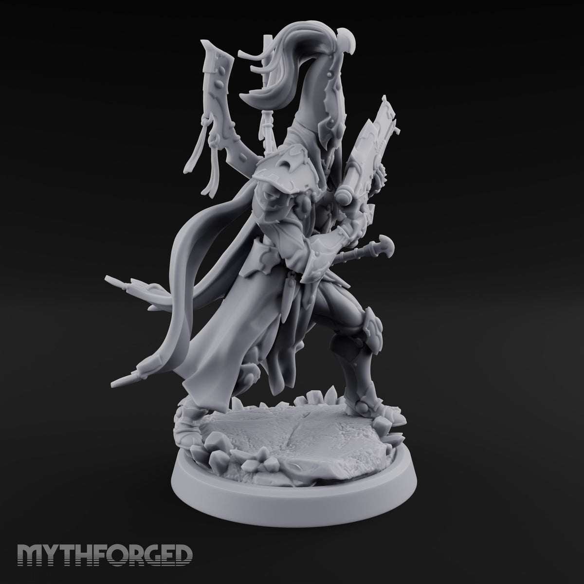 Nobility Rides Out Armed Eladrin Lancer E