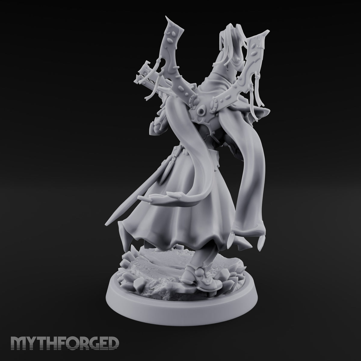 Nobility Rides Out Armed Eladrin Lancer E