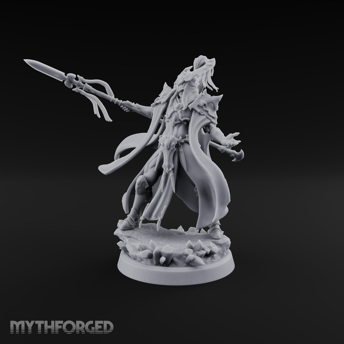 Reads the Sky, Spears It Anyway Elf Spear Mage