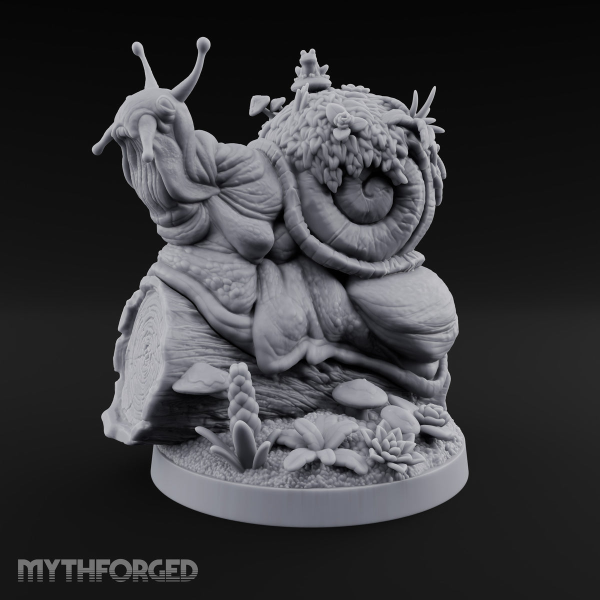 Mossy Shell, Slow Menace Giant Snail C