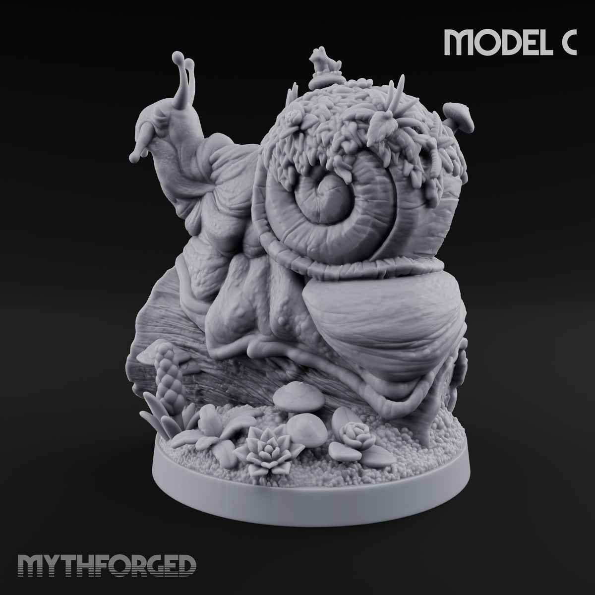 Mossy Shell, Slow Menace Giant Snail C
