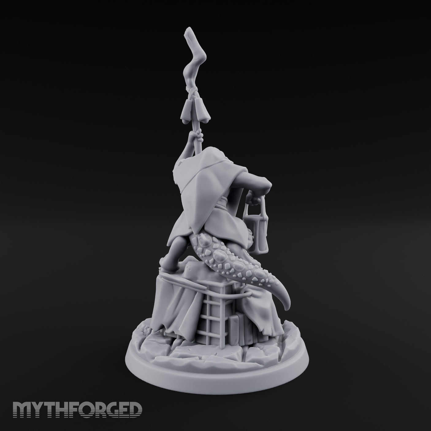 Hoarding Over Treasure Kobold Merchant Miniature for Dungeons and Dragons, Pathfinder or other TTRPGs