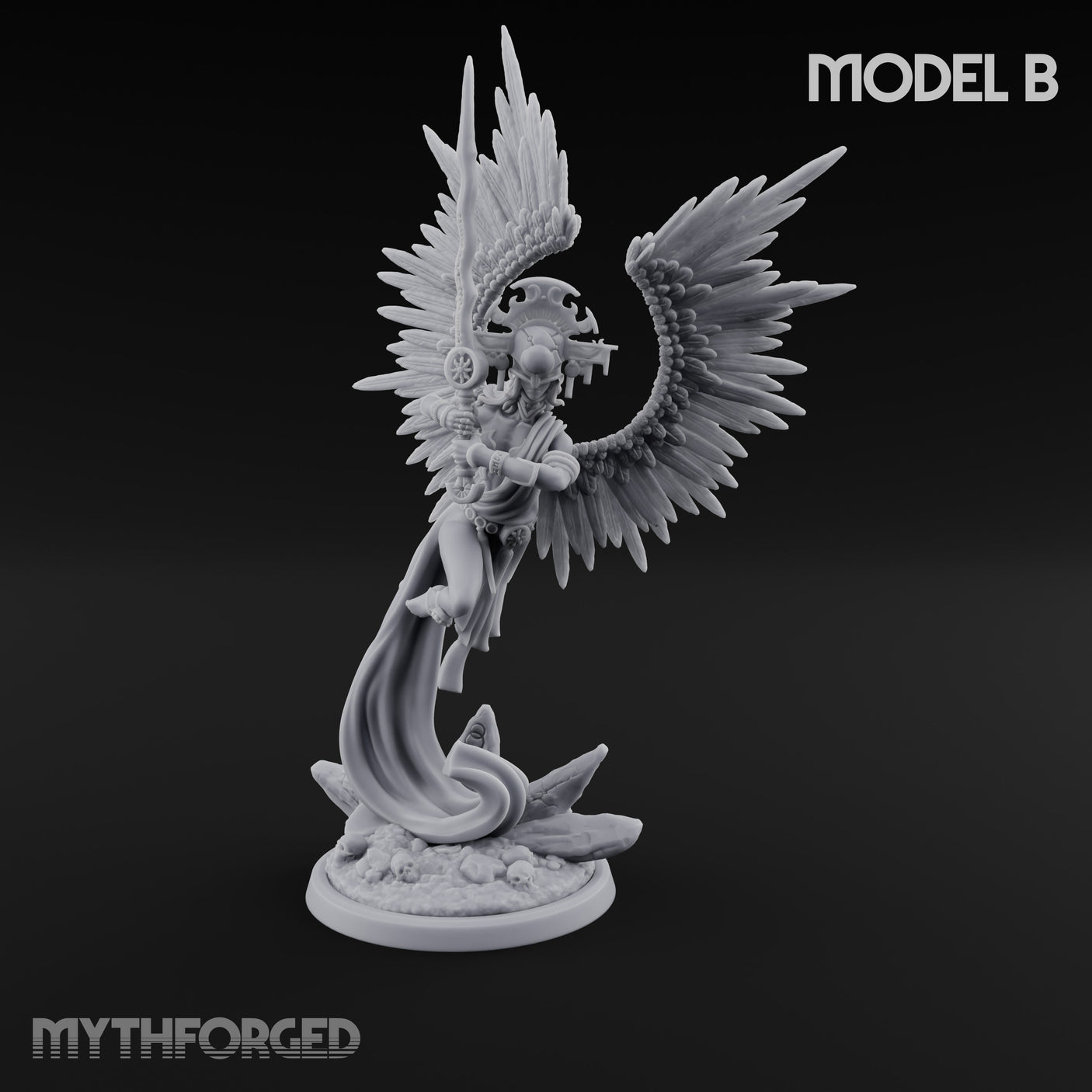 Holy Winged Weapon Bearing Seraph Warrior B gallery 9