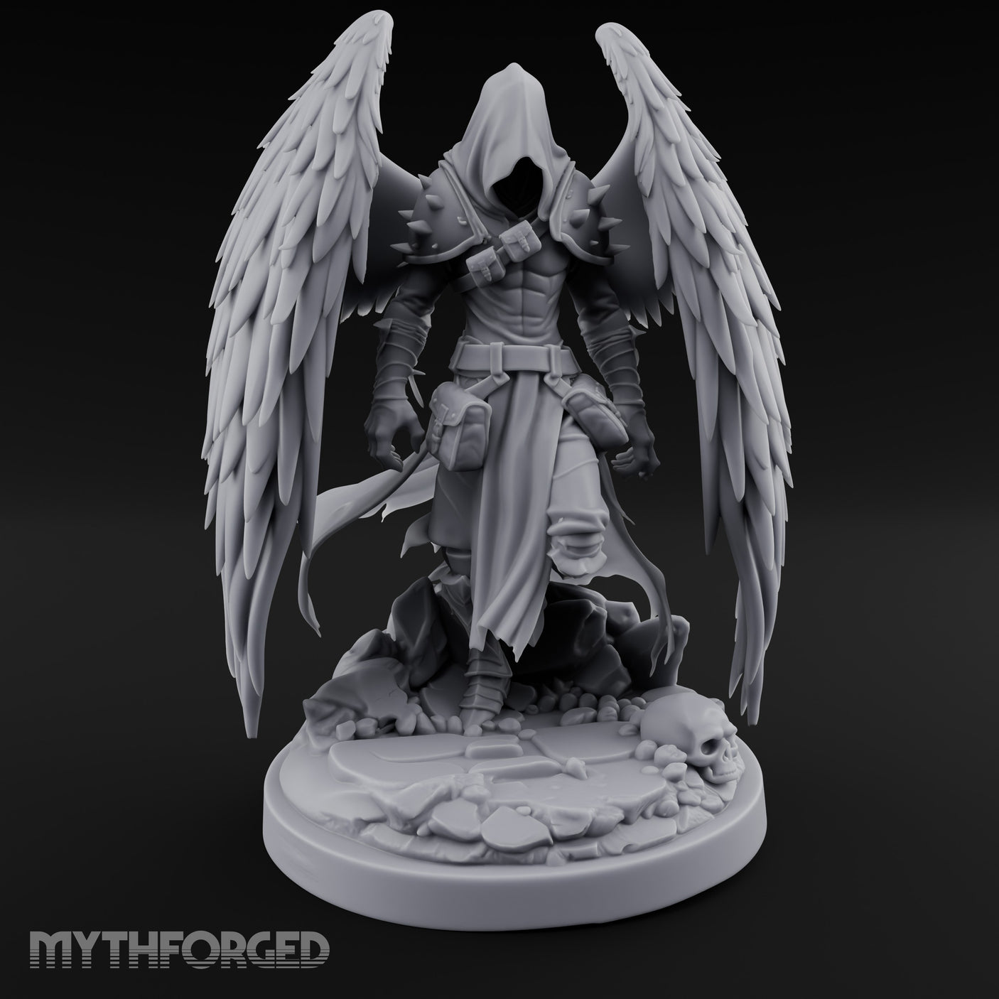 Hooded Cloak Trailing Angel Assassin gallery 1