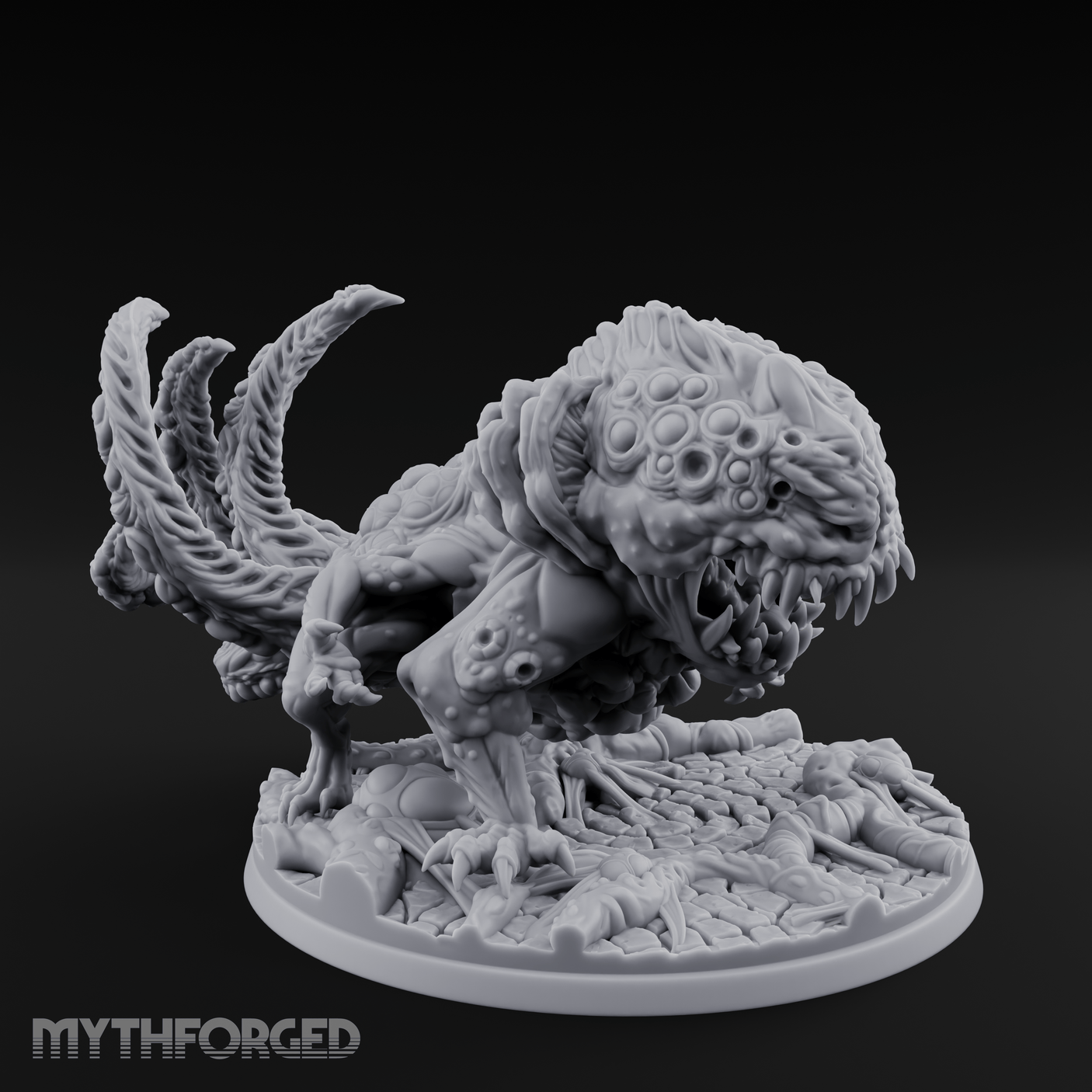 Tentacles Lashing Star Spawn Hulk Brute Miniature for Dungeons and Dragons, Pathfinder or other TTRPGs