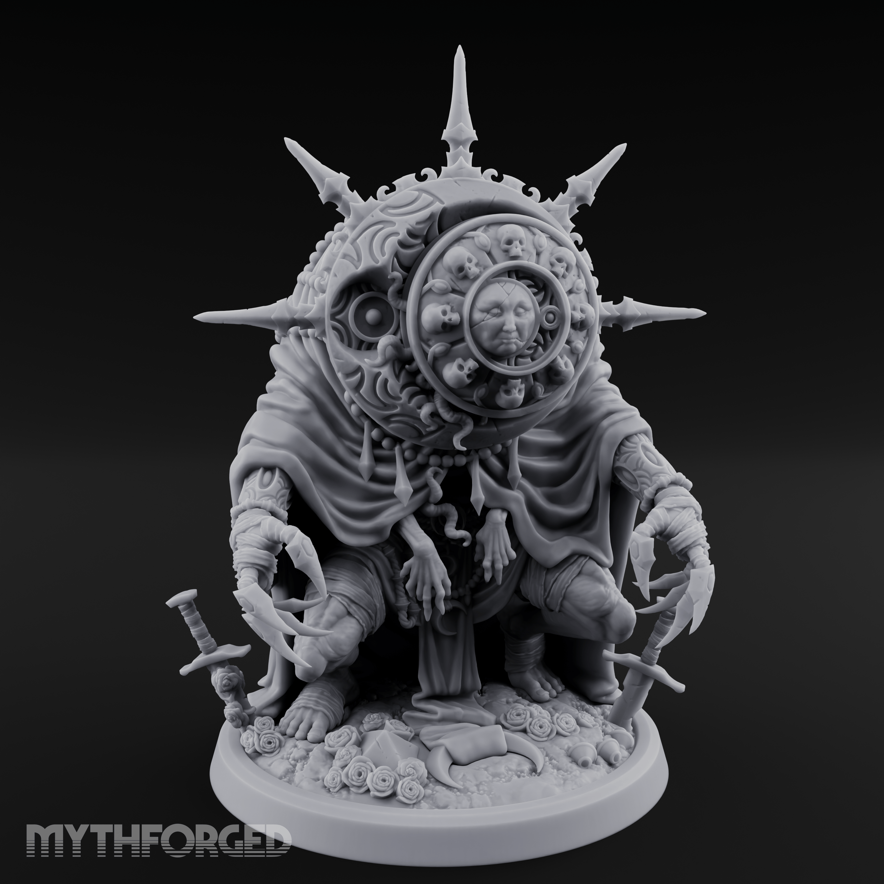 Spikes All Around Golem Timekeeper Construct