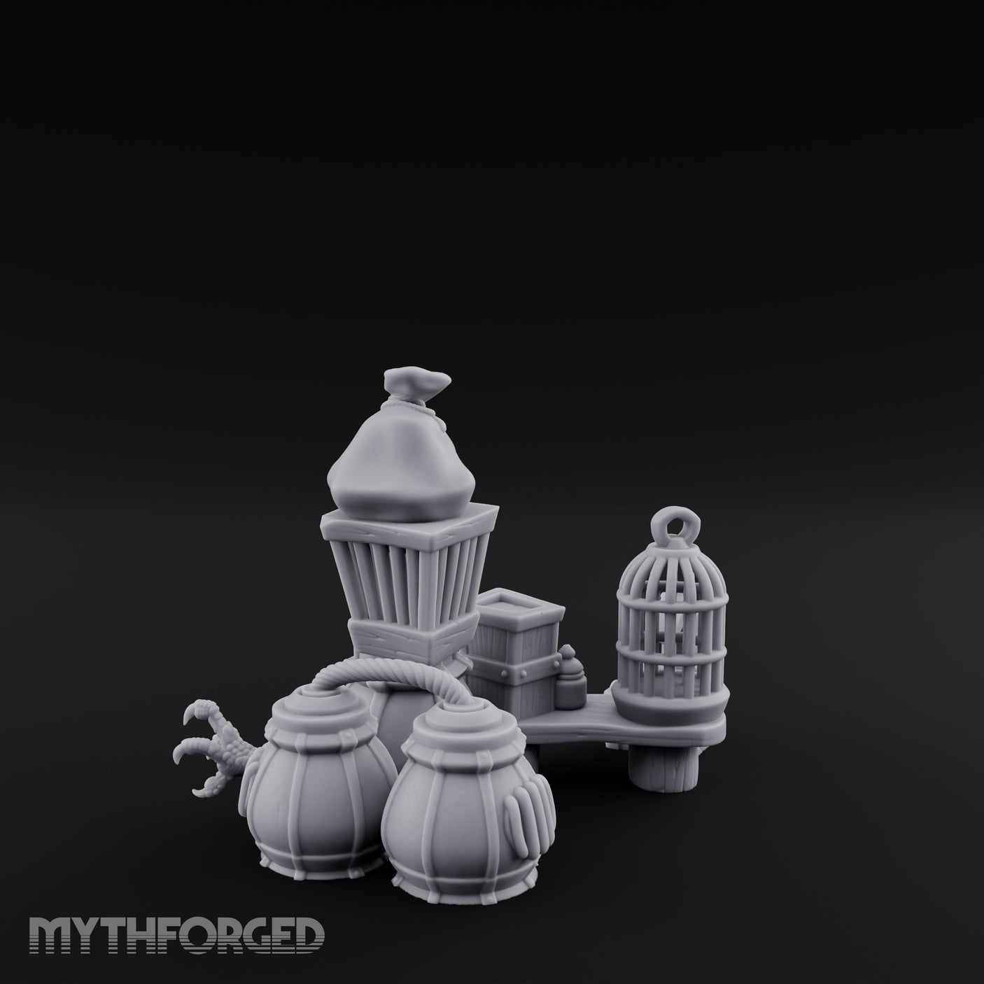 Hose-Linked Sack-Topped Goblin Market Cages & Barrels gallery 7