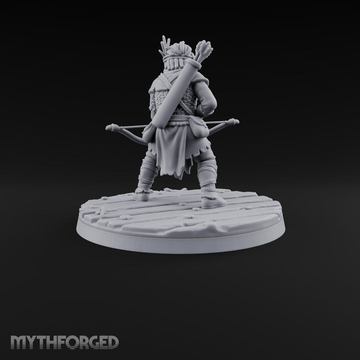 Eyes on the Trail Human Scout D Miniature for Dungeons and Dragons, Pathfinder or other TTRPGs