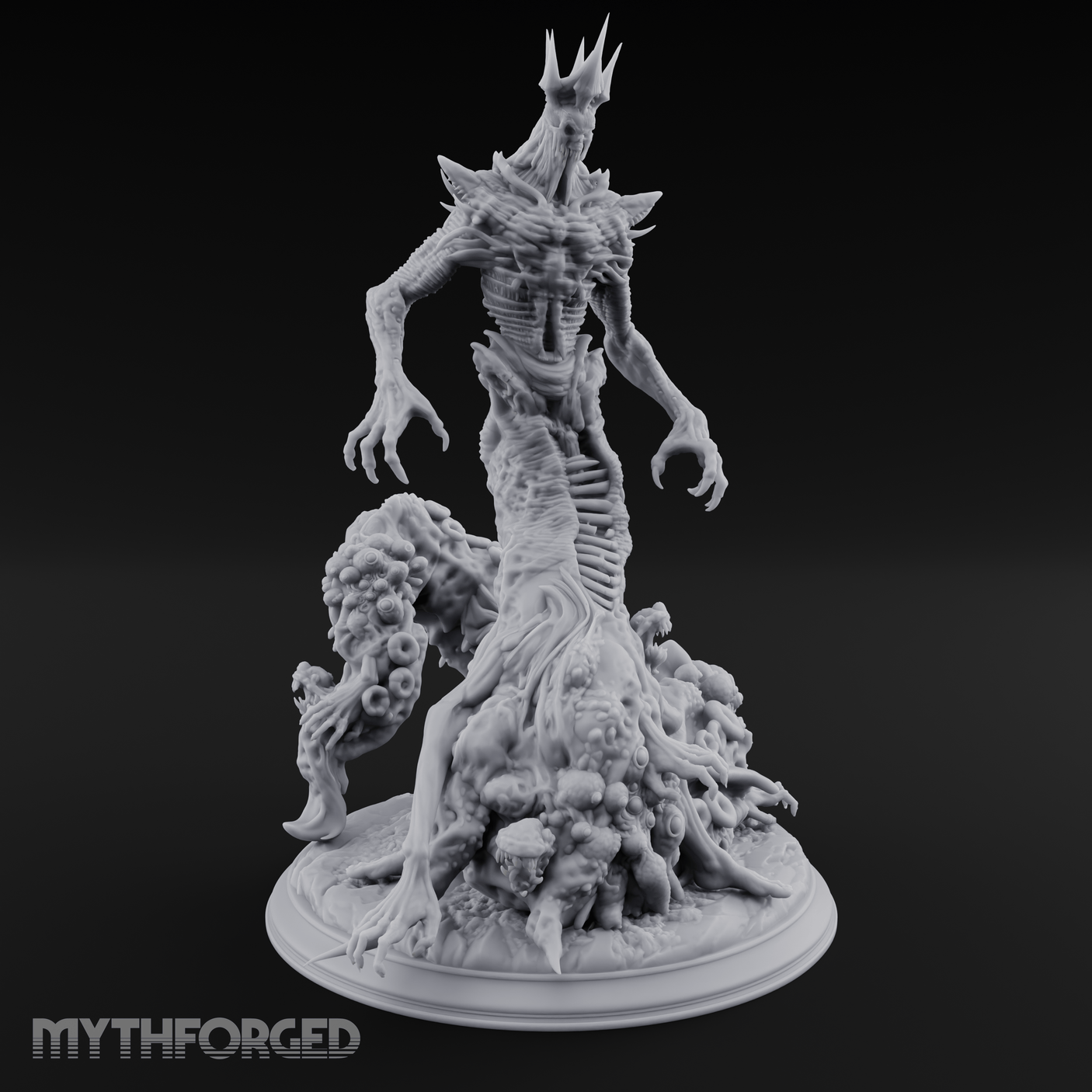 Rising From Corruption Undead Lich Miniature for Dungeons and Dragons, Pathfinder or other TTRPGs