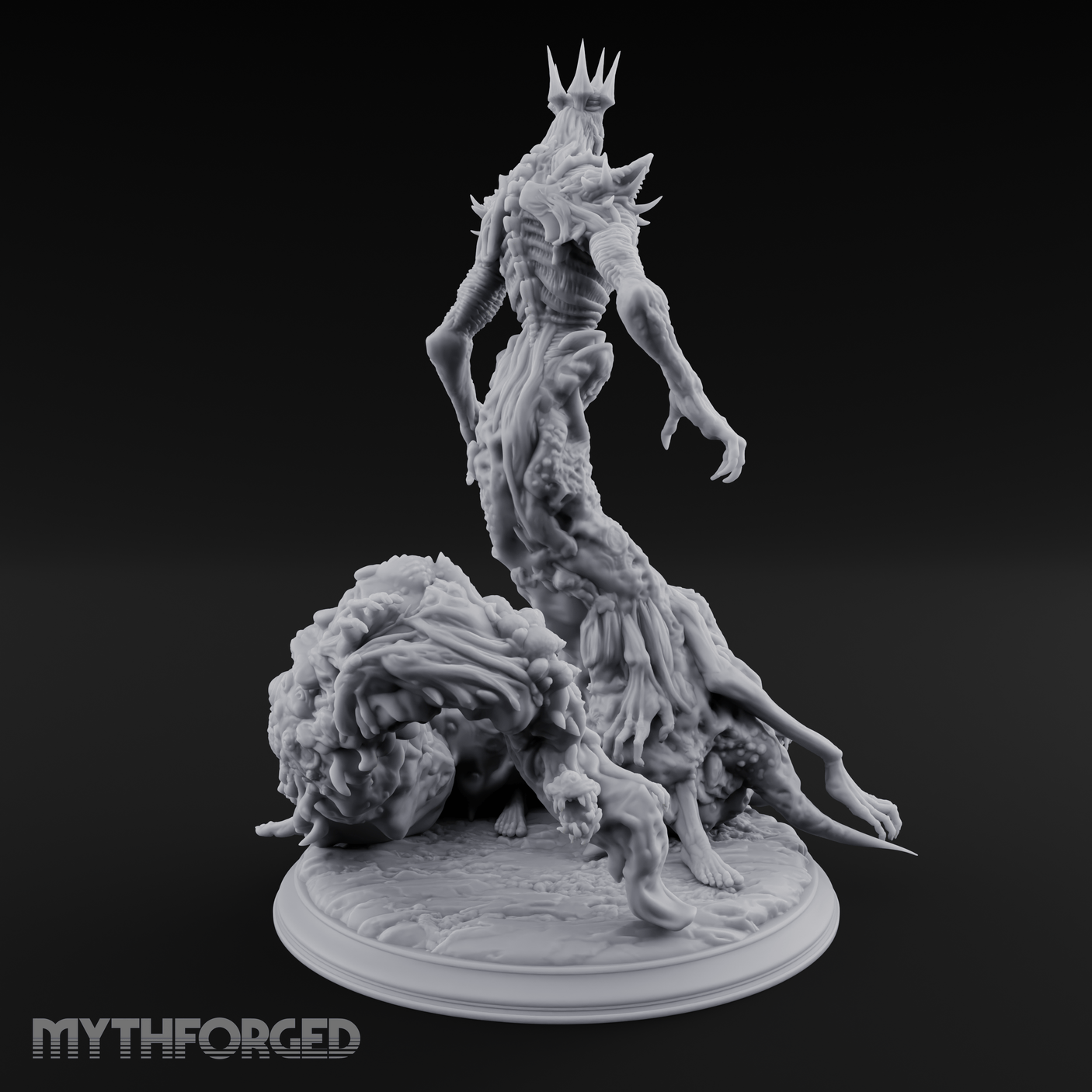 Rising From Corruption Undead Lich Miniature for Dungeons and Dragons, Pathfinder or other TTRPGs