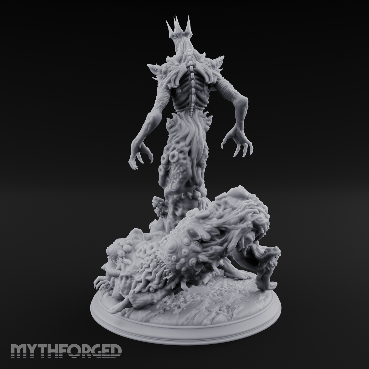 Rising From Corruption Undead Lich Miniature for Dungeons and Dragons, Pathfinder or other TTRPGs