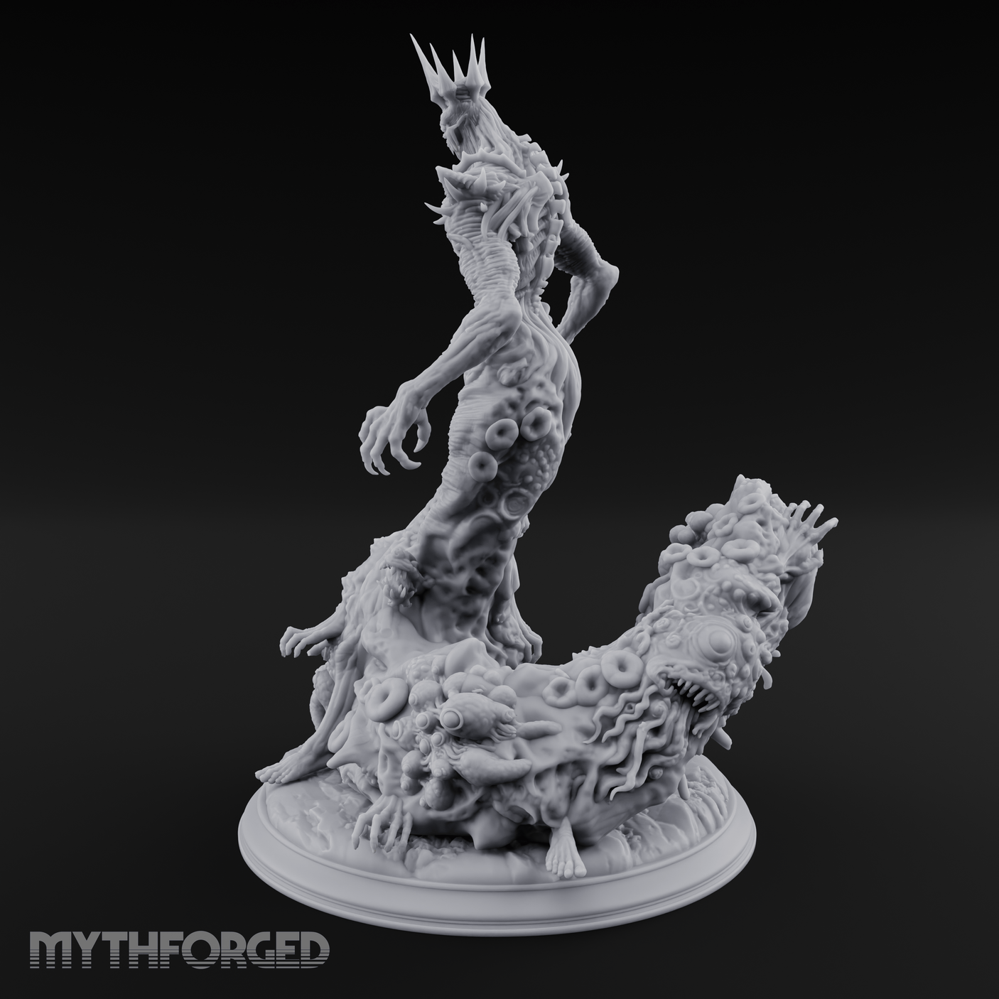 Rising From Corruption Undead Lich Miniature for Dungeons and Dragons, Pathfinder or other TTRPGs