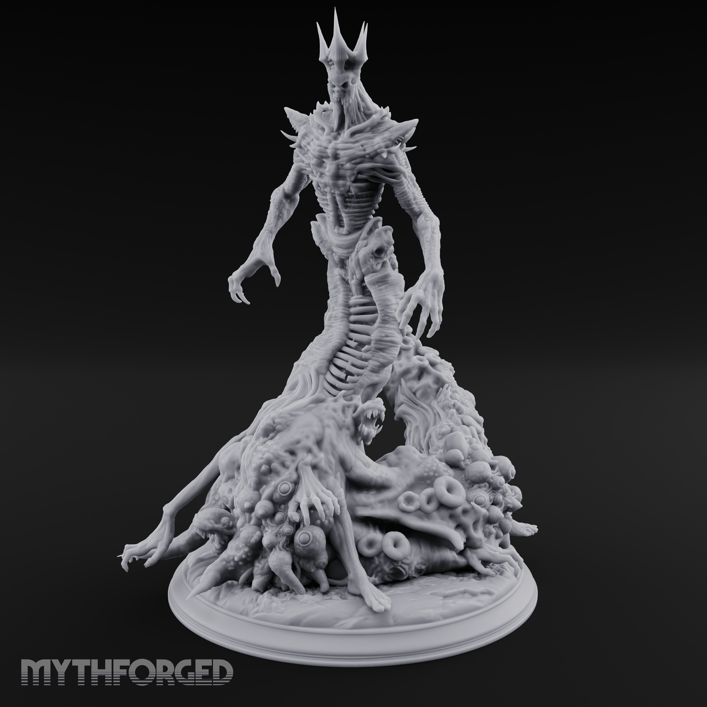 Rising From Corruption Undead Lich Miniature for Dungeons and Dragons, Pathfinder or other TTRPGs