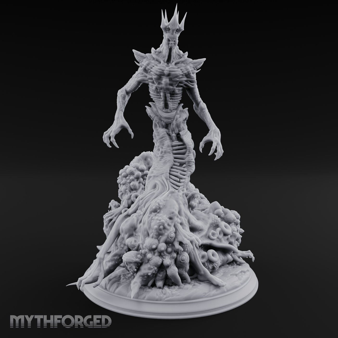 Rising From Corruption Undead Lich Miniature for Dungeons and Dragons, Pathfinder or other TTRPGs