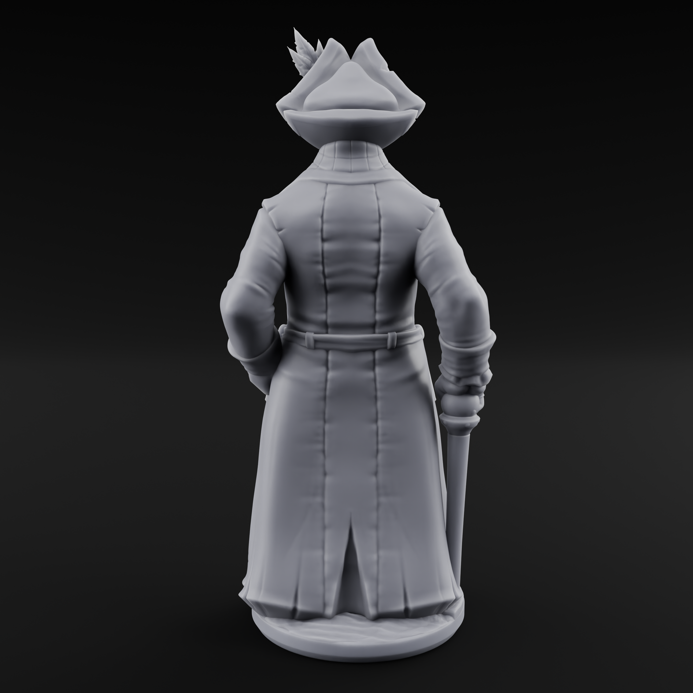 Tentacle Stroking Mind Flayer Captain Miniature for Dungeons and Dragons, Pathfinder or other TTRPGs