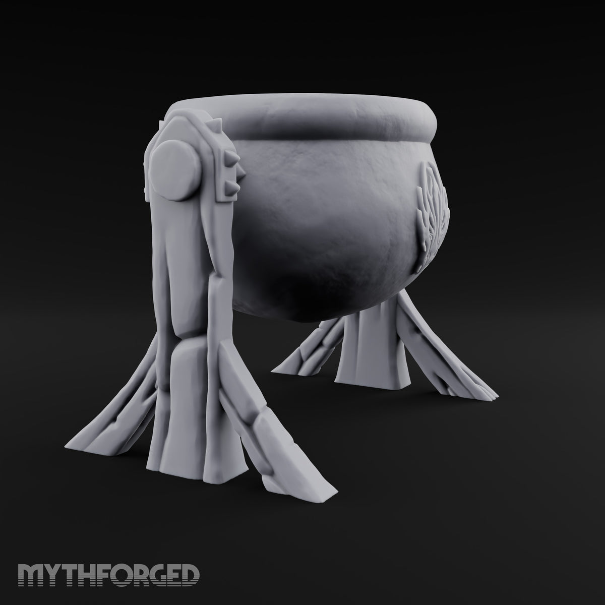 Tip Gently, It's Bubbling Tilting Cauldron on Stand