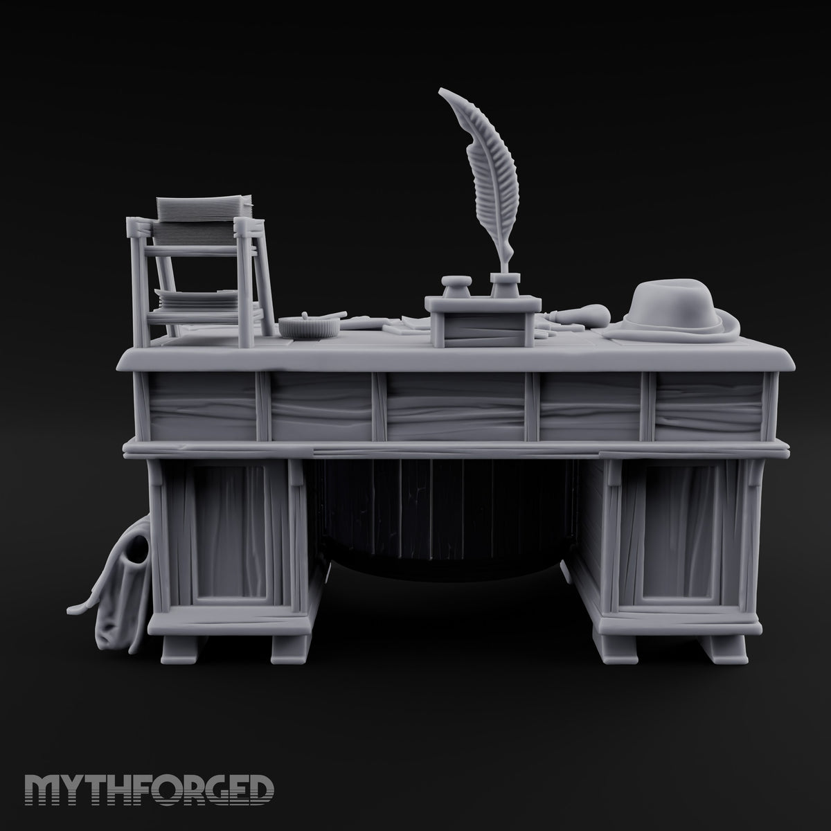 Case Files Still Pinned Wooden Investigator Office Furniture D