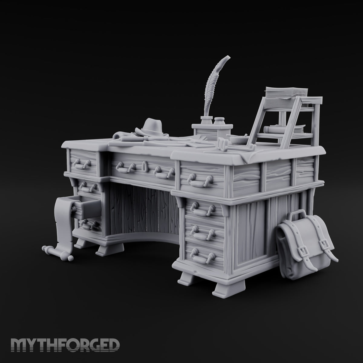 Case Files Still Pinned Wooden Investigator Office Furniture D