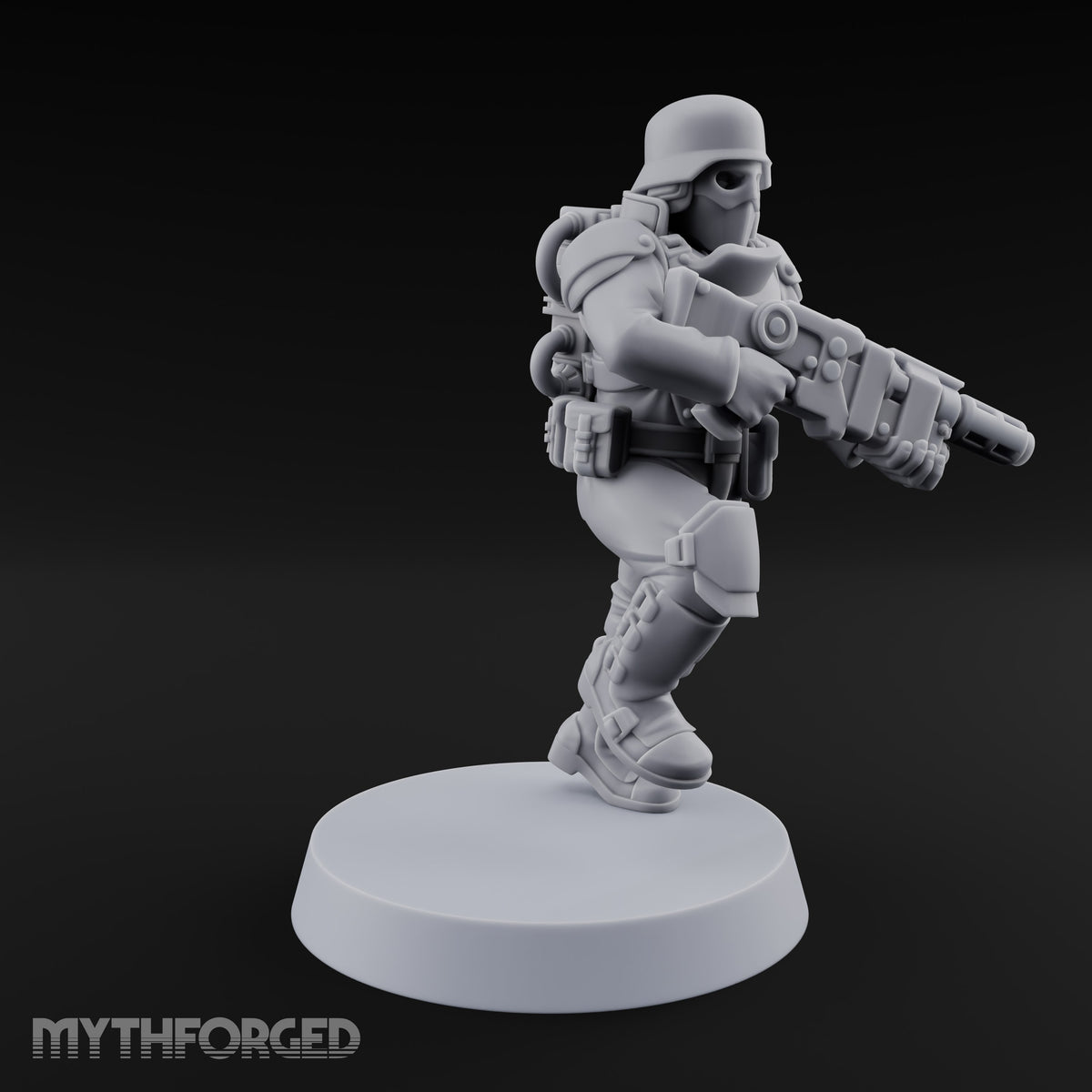 Breathe Easy, Fight Hard Human Gas-Masked Soldier B — 2